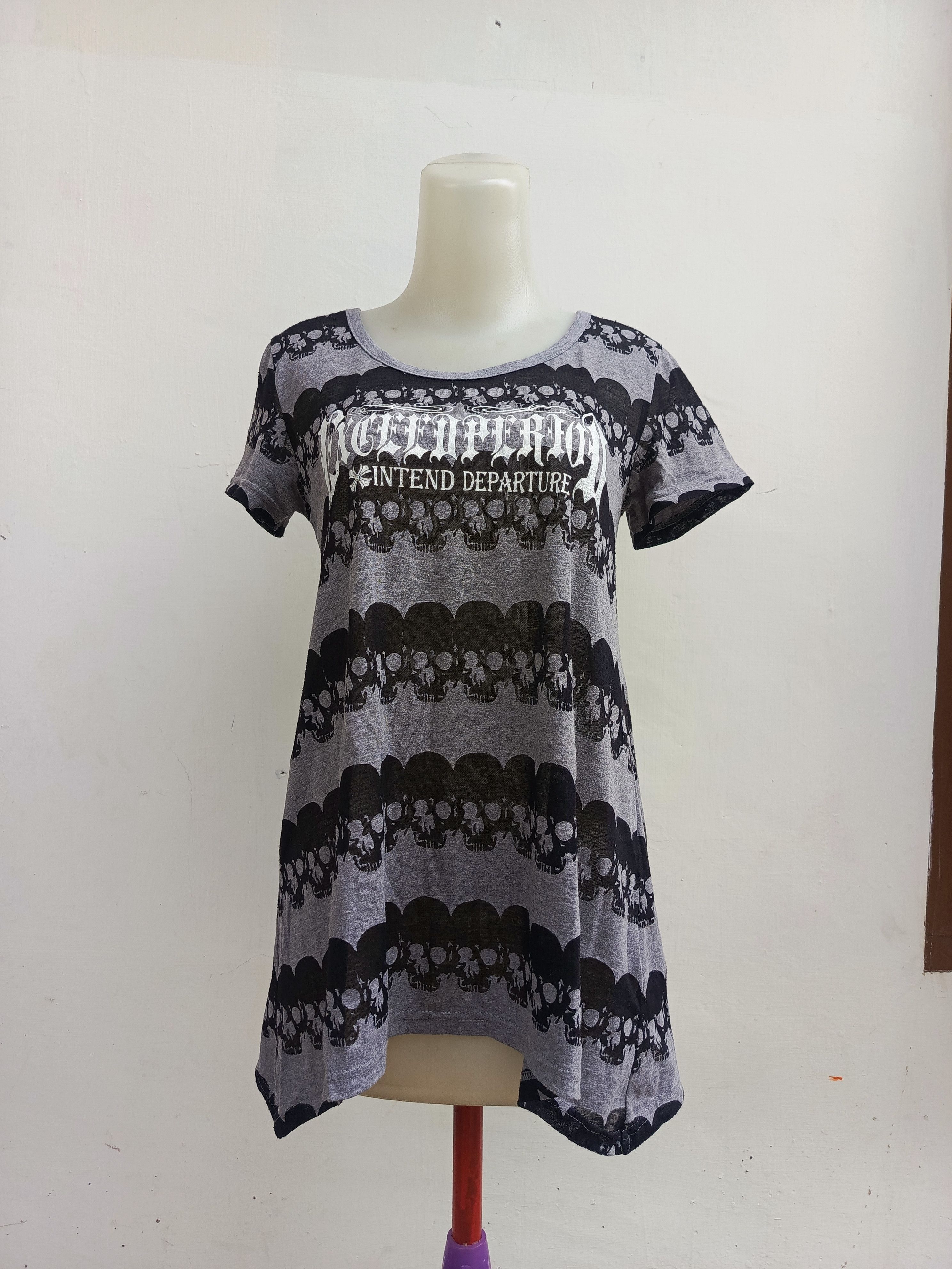 Japanese Brand Leahmatin skull pattern t-shirts Size L / US 10 / IT 46 - 1 Thumbnail