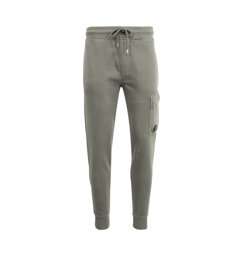 C.P. Company o1h1sh11225 Fleece Cargo Sweatpants in Grey Size US 34 / EU 50 - 1 Thumbnail