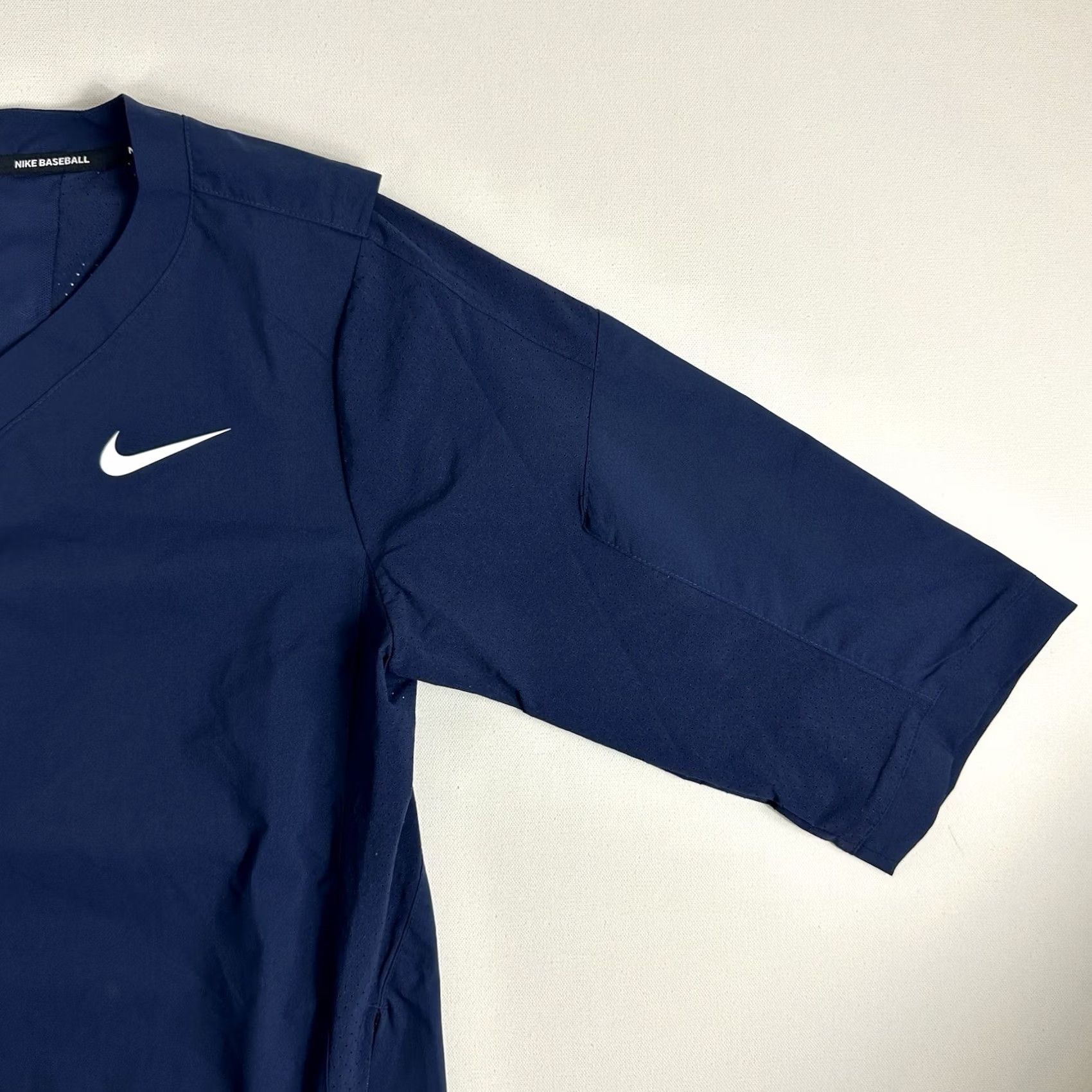 Nike Nike Baseball Mens Blue 3/4 Sleeve Jacket Team Small Activewear Nike Hot 3/4 Sleeve Pullover Knit Polyester Jacket Size US S / EU 44-46 / 1 - 3 Thumbnail