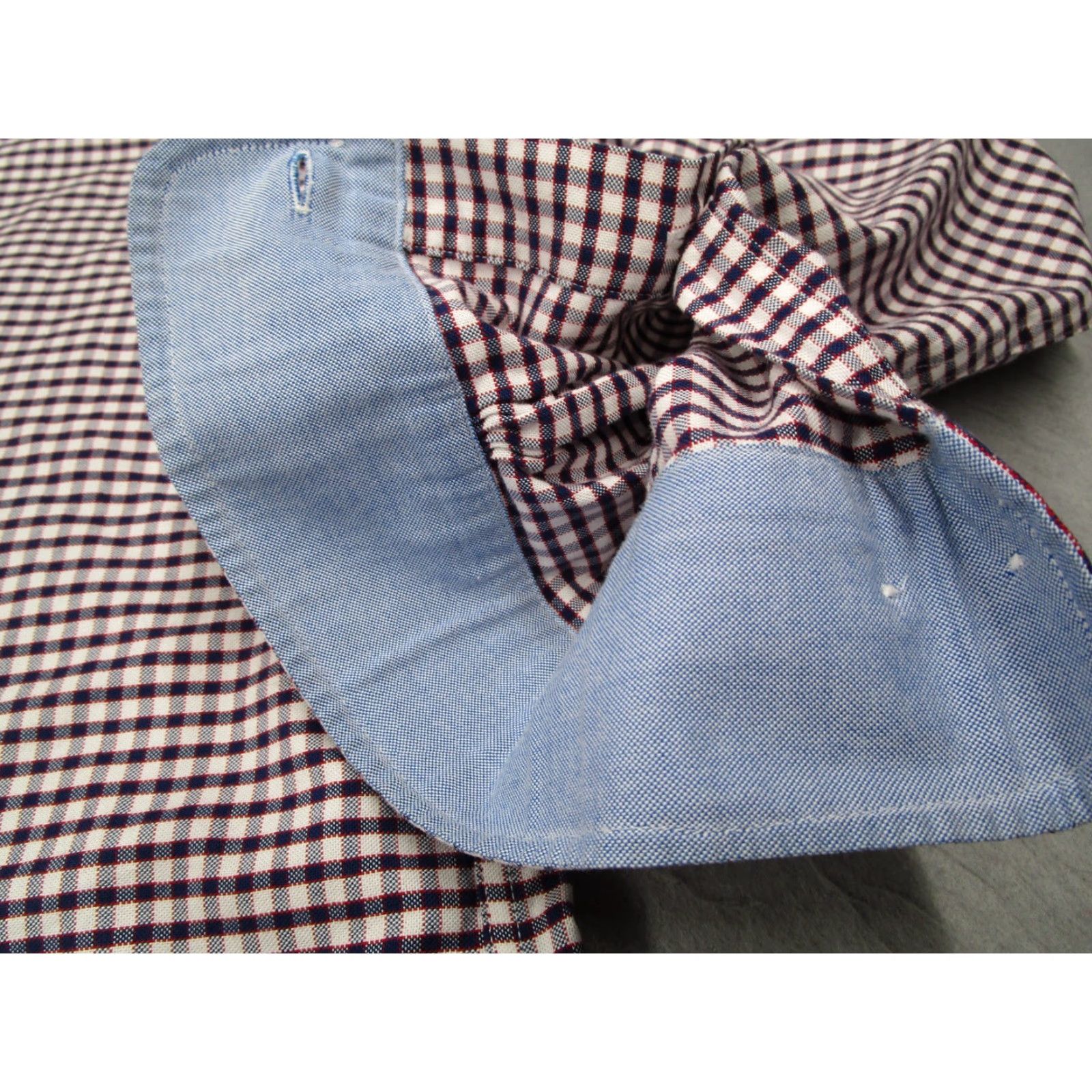 Brooks Brothers VINTAGE Brooks Brothers Dress Shirt Men 2XL Long Sleeve Blue Check Non-Iron Twill Button-Up Business Casual Size US XXL / EU 58 / 5 - 4 Thumbnail