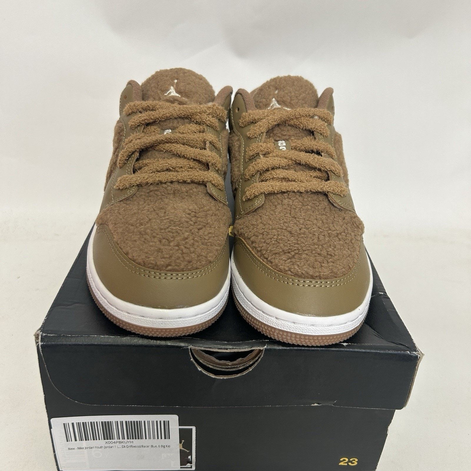 Nike Nike Air Jordan 1 Low Utility GS “Teddy Bear” 2021 Size US 6 / EU 39 - 2 Thumbnail