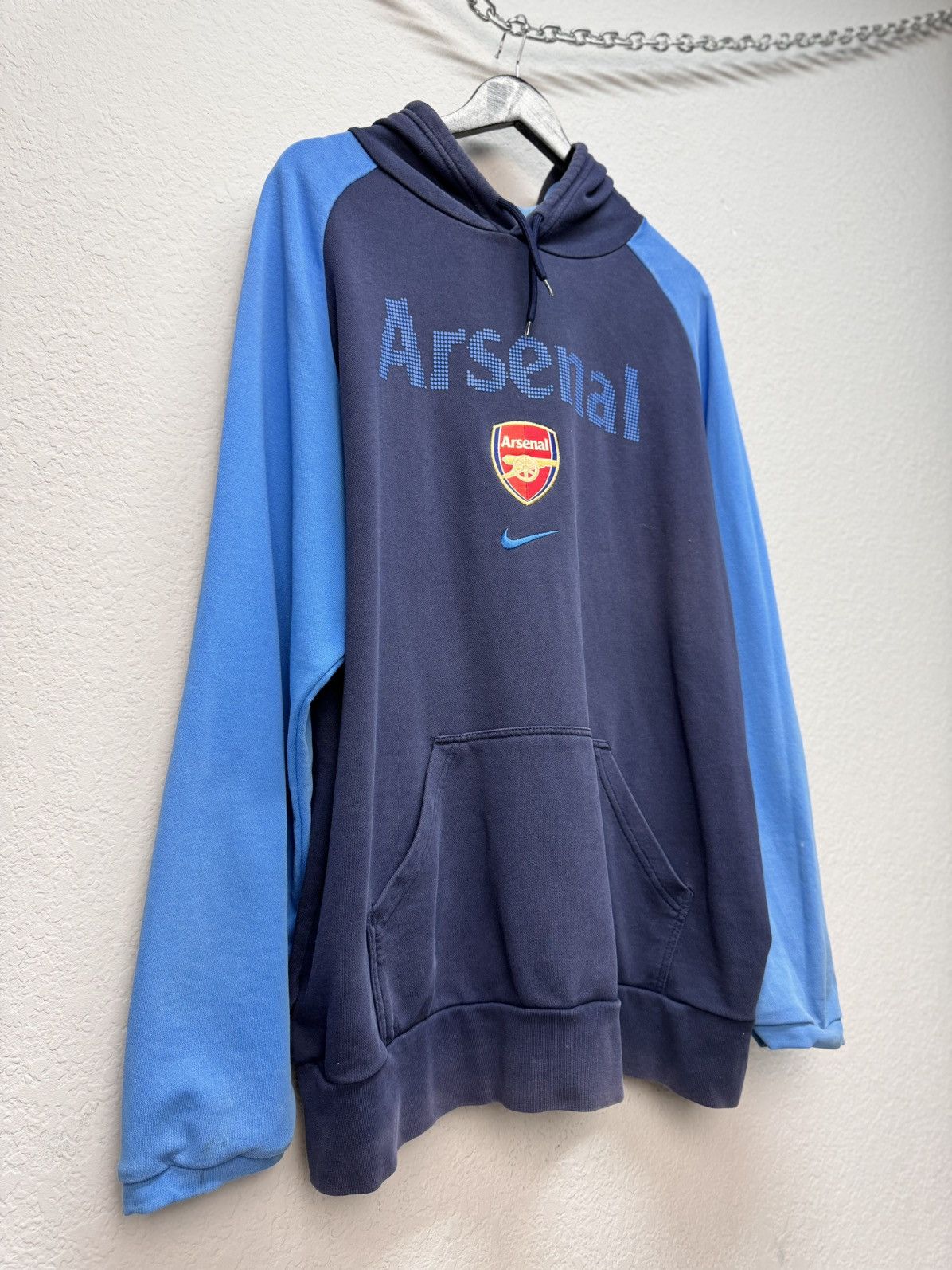 Nike × Vintage Vintage Nike Arsenal blue track jacket size XL logo Size US XL / EU 56 / 4 - 5 Thumbnail