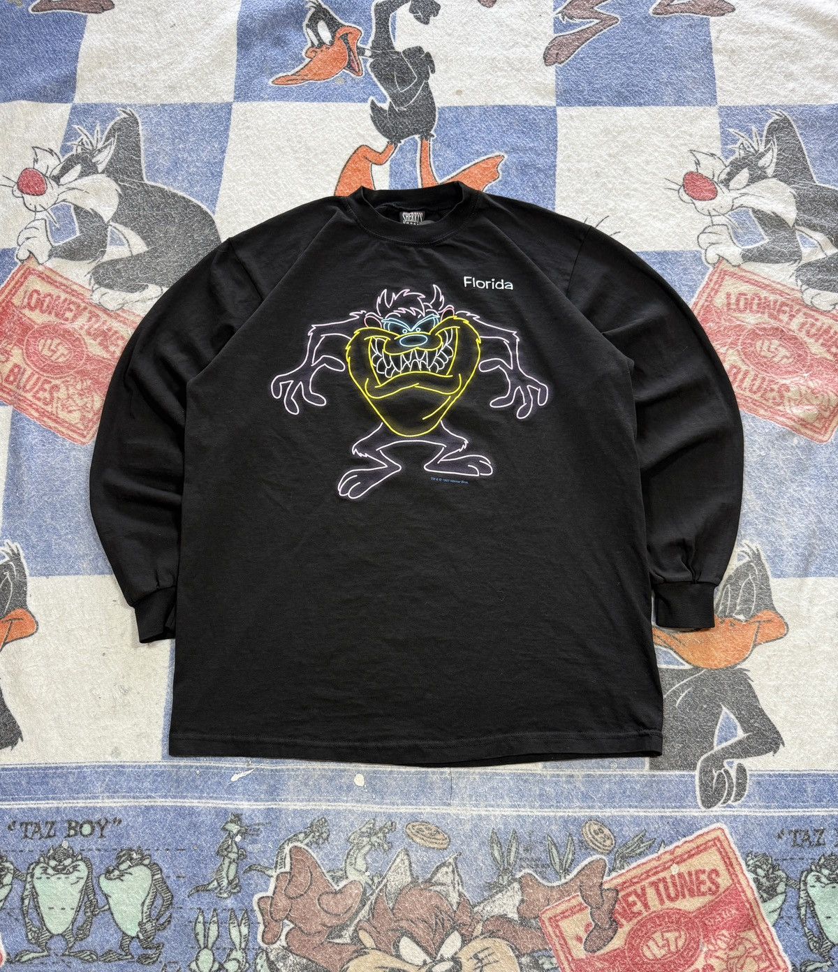 Vintage Vintage Taz Florida tee Size US XL / EU 56 / 4 - 1 Thumbnail