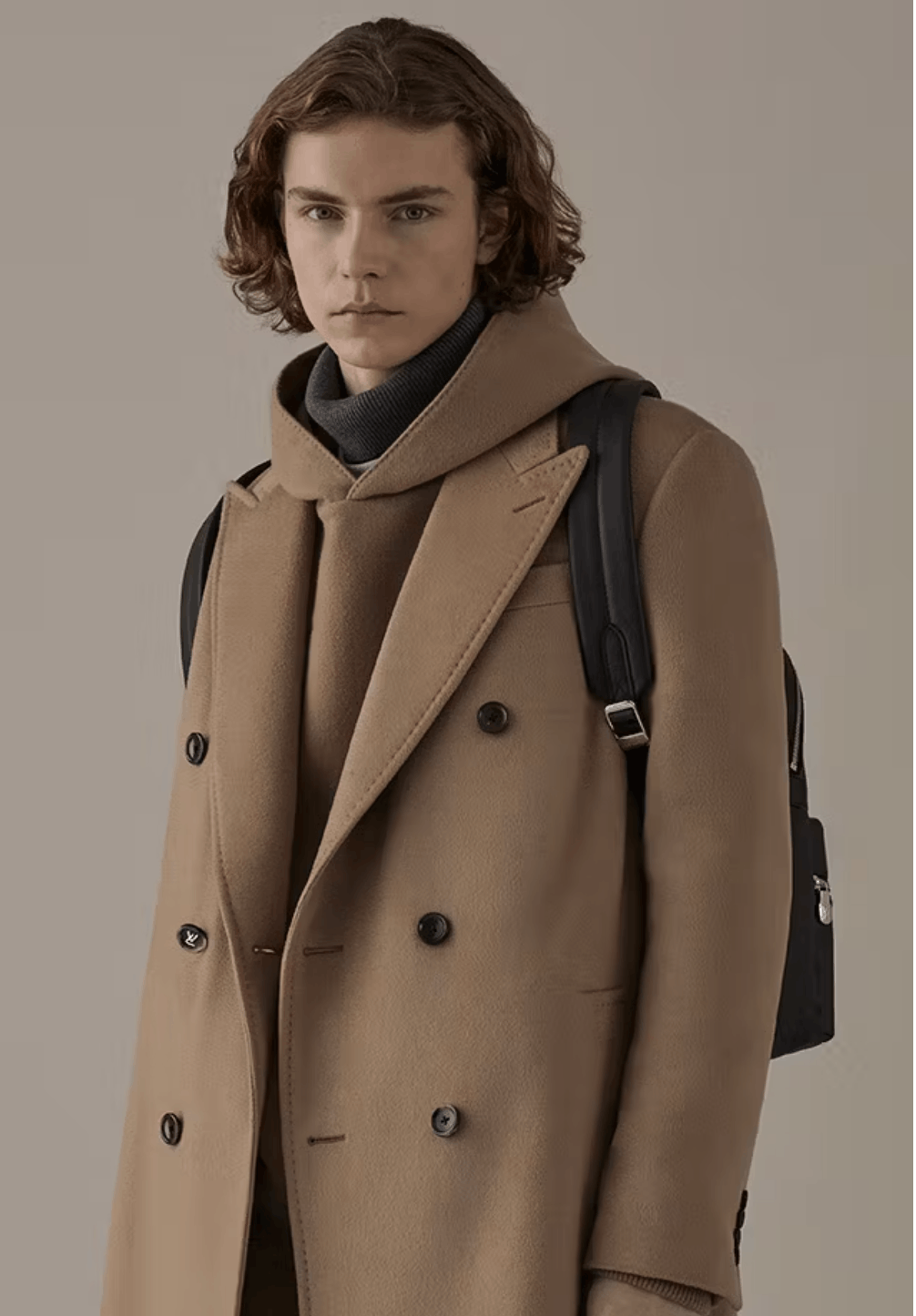 Louis Vuitton "Staples" Double-Breasted Wool Coat Size US L / EU 52-54 / 3 - 7 Thumbnail