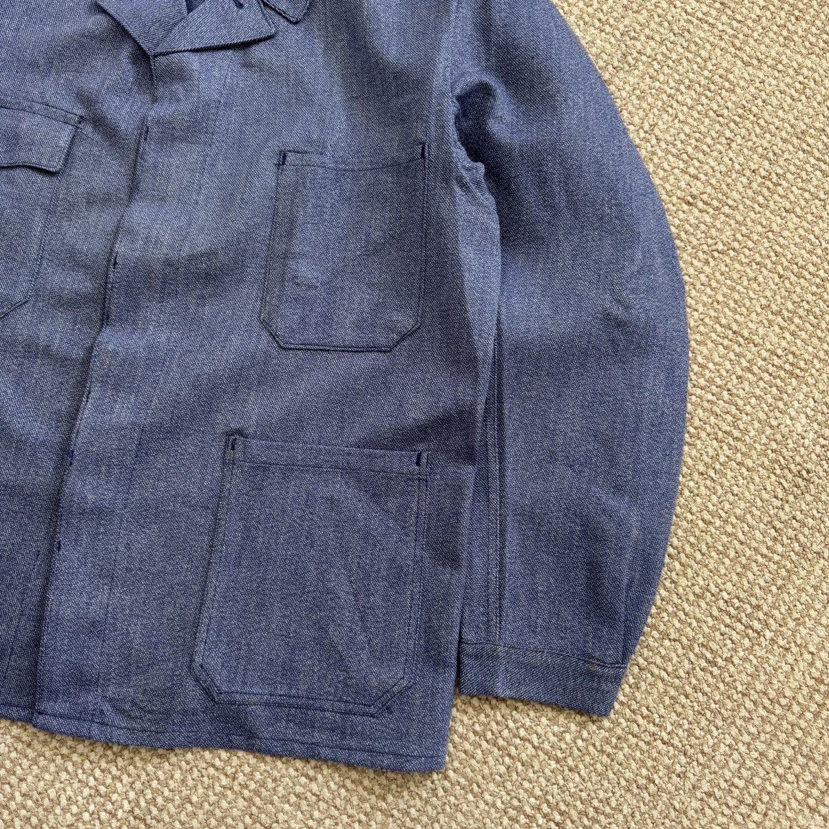 Le Laboureur French vintage heavy cotton sanfor workwear jacket Size US L / EU 52-54 / 3 - 7 Thumbnail