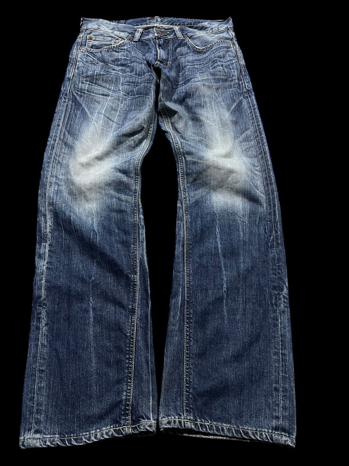 VINTAGE EDWIN 503 BLUE TRIP WASHED JEANS