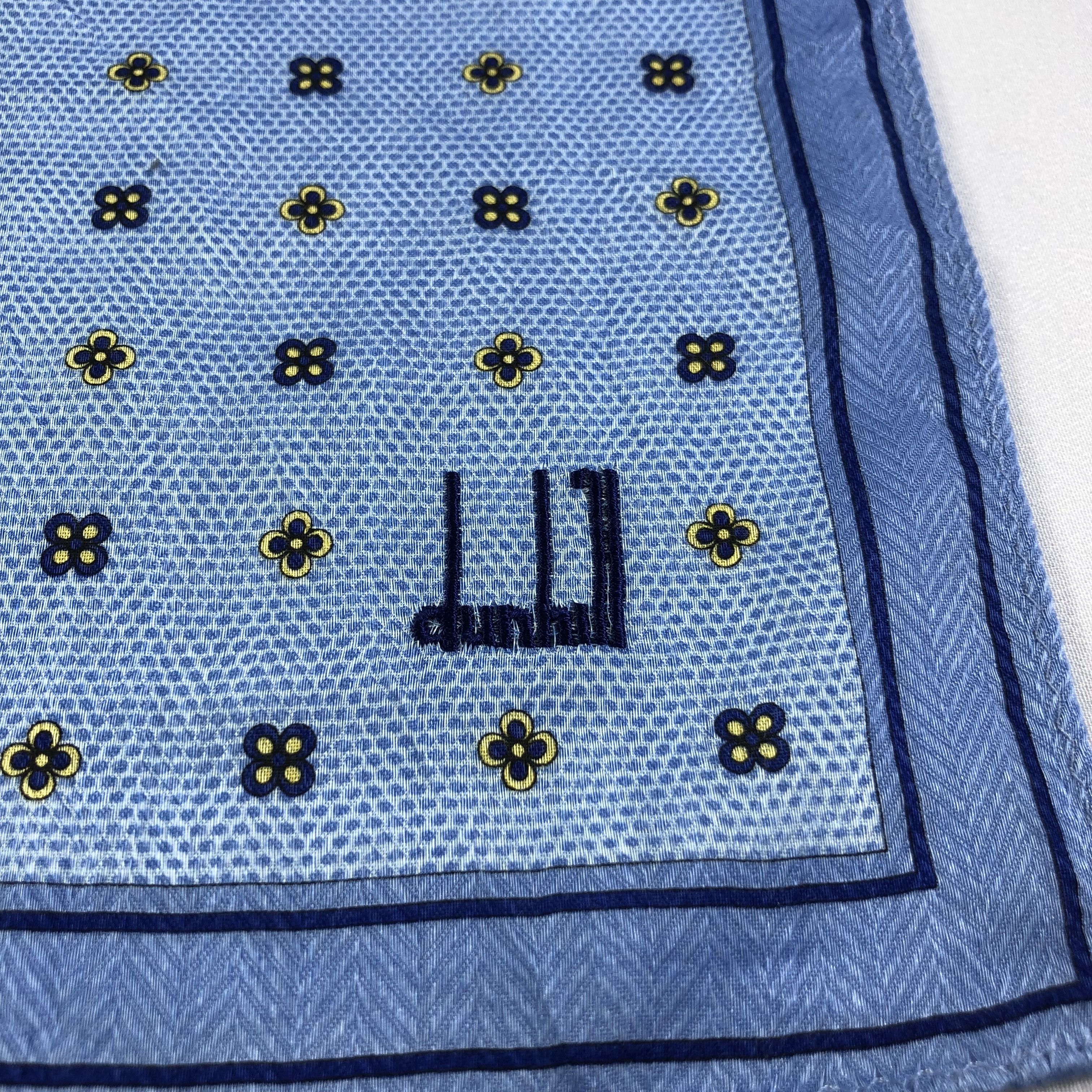 Alfred Dunhill × Vintage Dunhill Handkerchief Neckerchief Bandana H1720 Size ONE SIZE - 4 Thumbnail