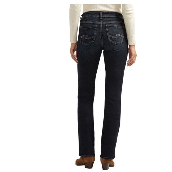 Silver Jeans Co. Silver Slim Mid Rise Boot Cut 26x33 Size 26" / US 2 / IT 38 - 3 Thumbnail