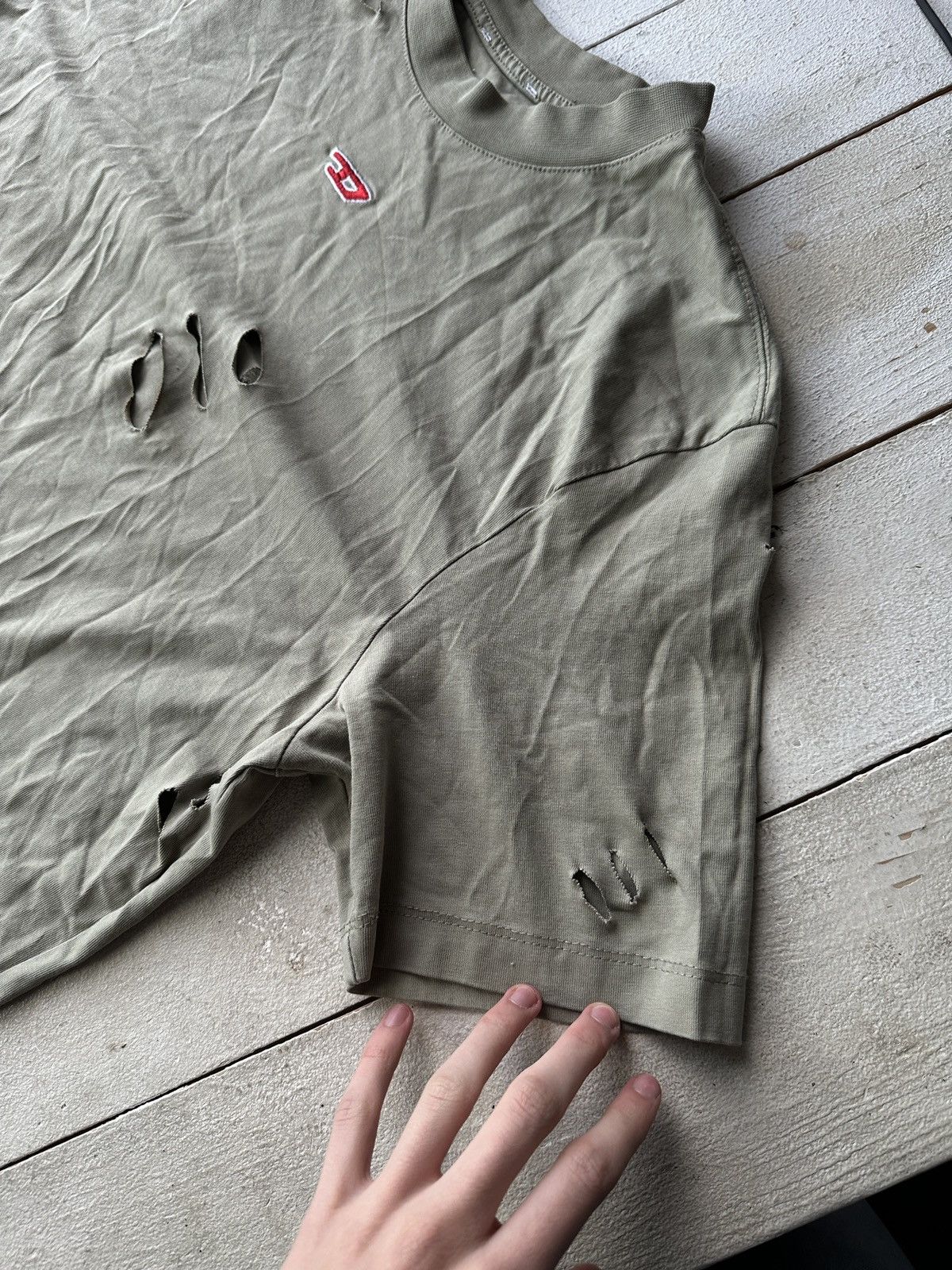 Diesel 🚨DIESEL D LOGO AVANT GARDE VINTAGE BIG LOGO T-SHIRT Y2K TEE Size US XL / EU 56 / 4 - 10 Thumbnail