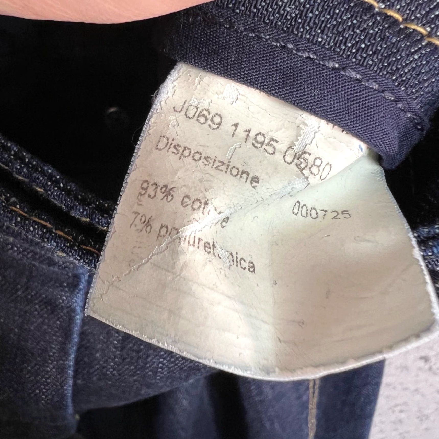 Piazza Sempione Piazza Sempione Womens Denim Riding Pants 28 Inch Waist Blue Button Detailing Size 28" / US 6 / IT 42 - 4 Thumbnail