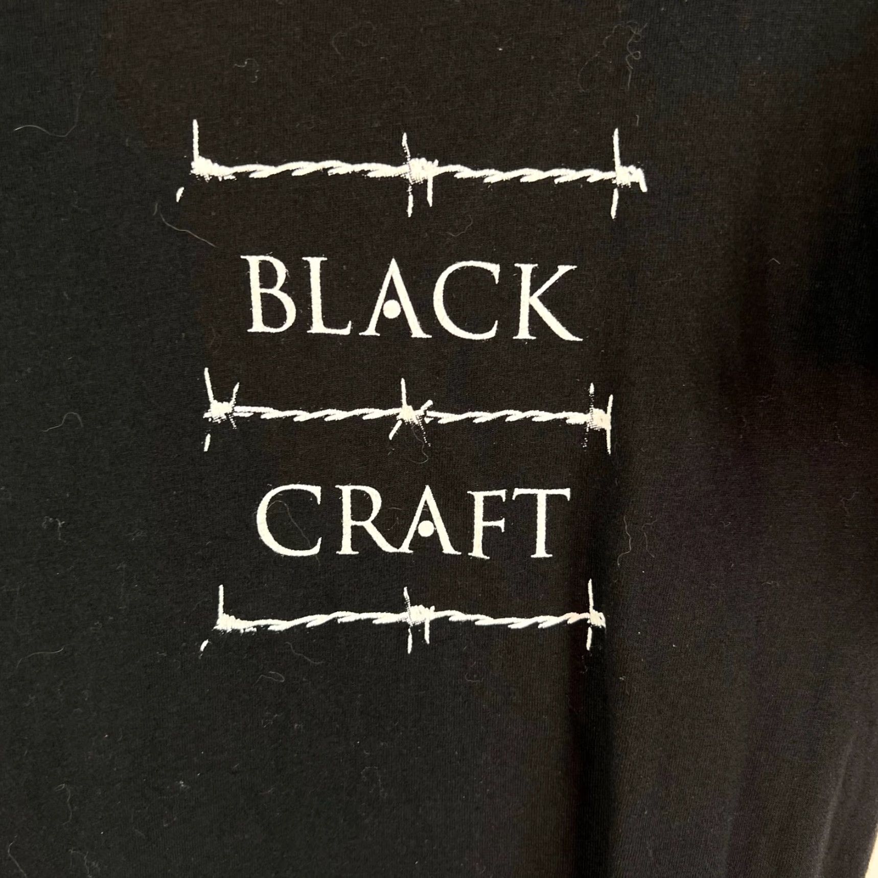 Vintage VINTAGE Black Craft T-Shirt Men Adult Medium Crew Neck Short Sleeve Graphic Skull Red Rose Casual Tee Black 2 Sided 90s Size US M / EU 48-50 / 2 - 2 Thumbnail