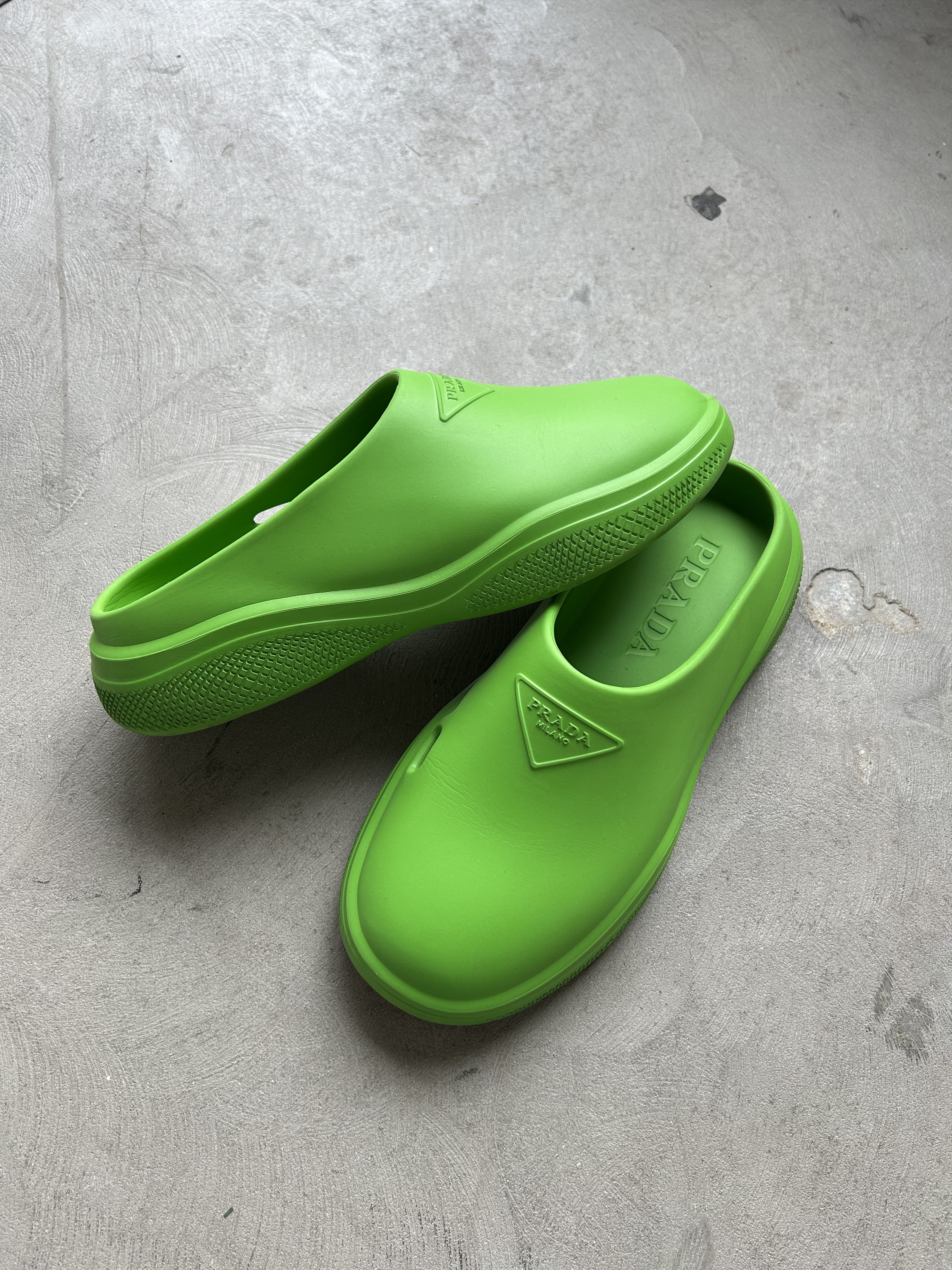Prada Prada Rubber Mule Size US 8 / EU 41 - 1 Thumbnail