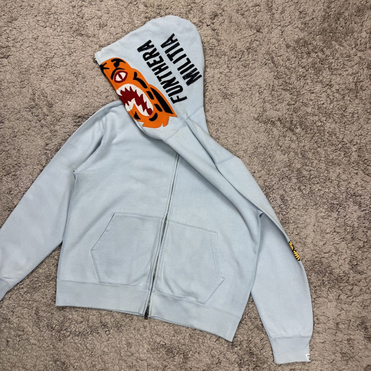 Bape Vintage Bape Tiger Full Zip Hoodie Size US M / EU 48-50 / 2 - 4 Thumbnail