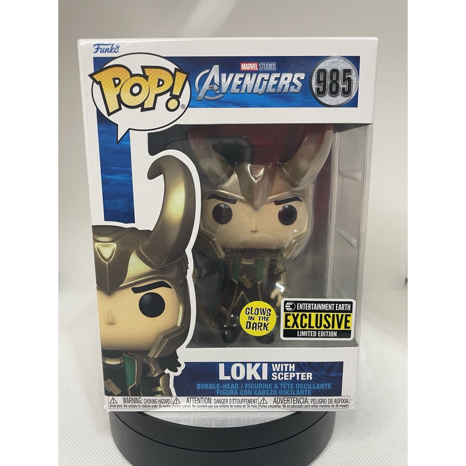 Marvel Comics Funko Pop! Loki W Scepter Entertainment Earth Exclusive #985 Size ONE SIZE - 1 Thumbnail