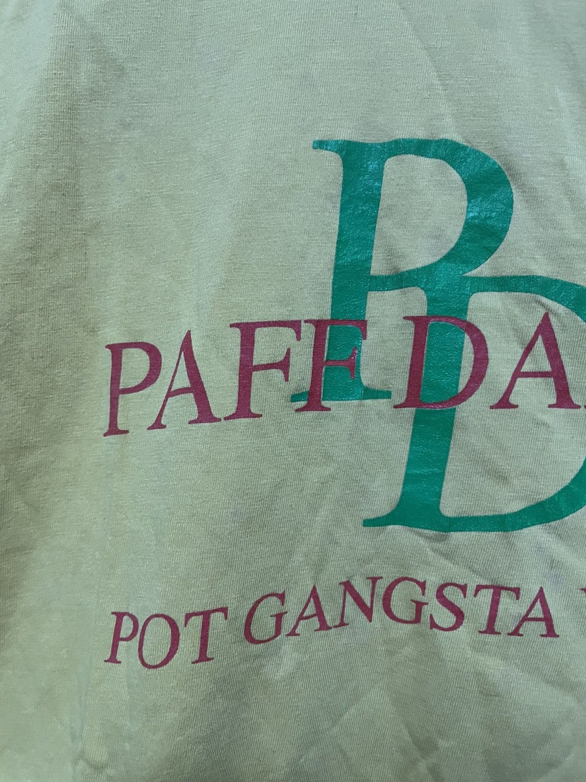 Vintage Vintage Paff Daddy Pot Gangsta Wear Smoke Tee Humor Y2K 90s Size US L / EU 52-54 / 3 - 13 Thumbnail