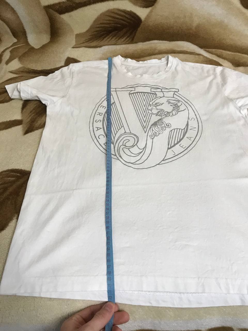 Versace × Versace Jeans Couture × Vintage 🔥 Versace Jeans Couture Logo Cotton T Shirt White Size US XL / EU 56 / 4 - 11 Thumbnail