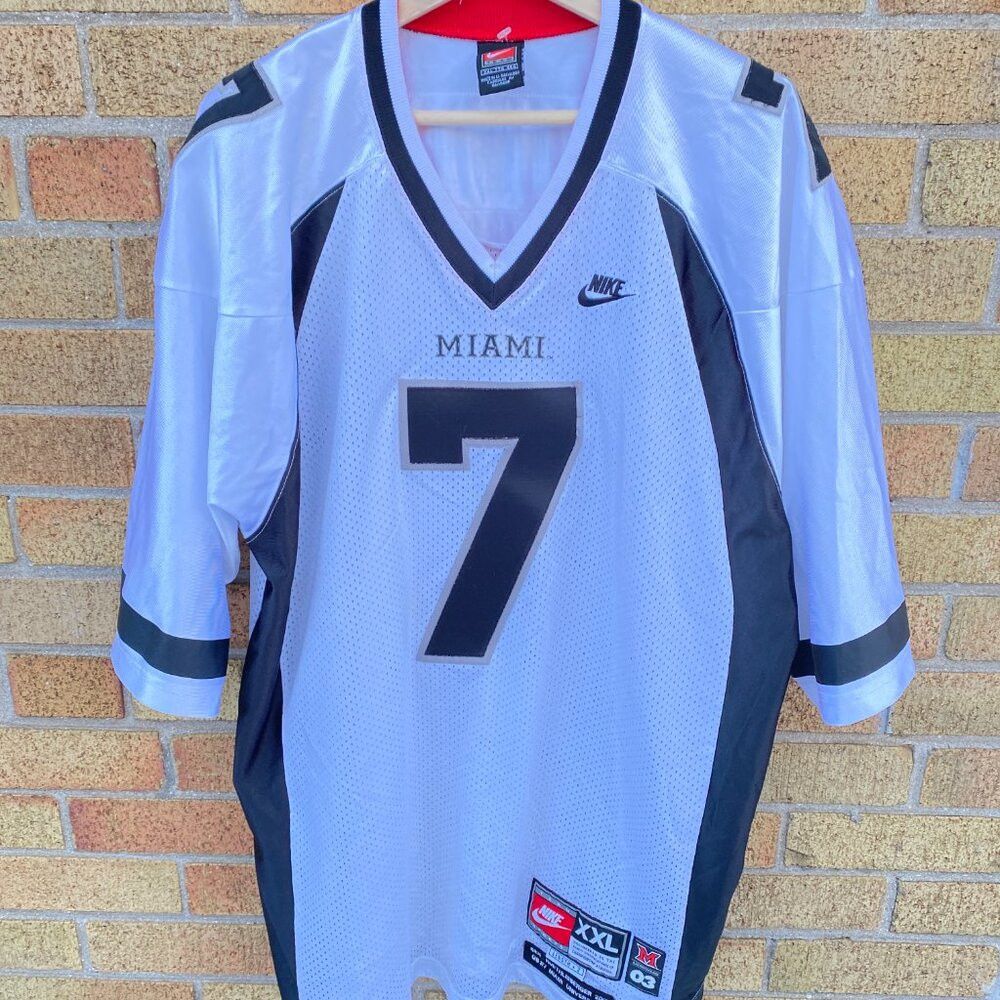 Nike × Vintage Miami Of Ohio Nike Ben Roethlisberger Jersey Uprising 2003 Size US XXL / EU 58 / 5 - 3 Thumbnail