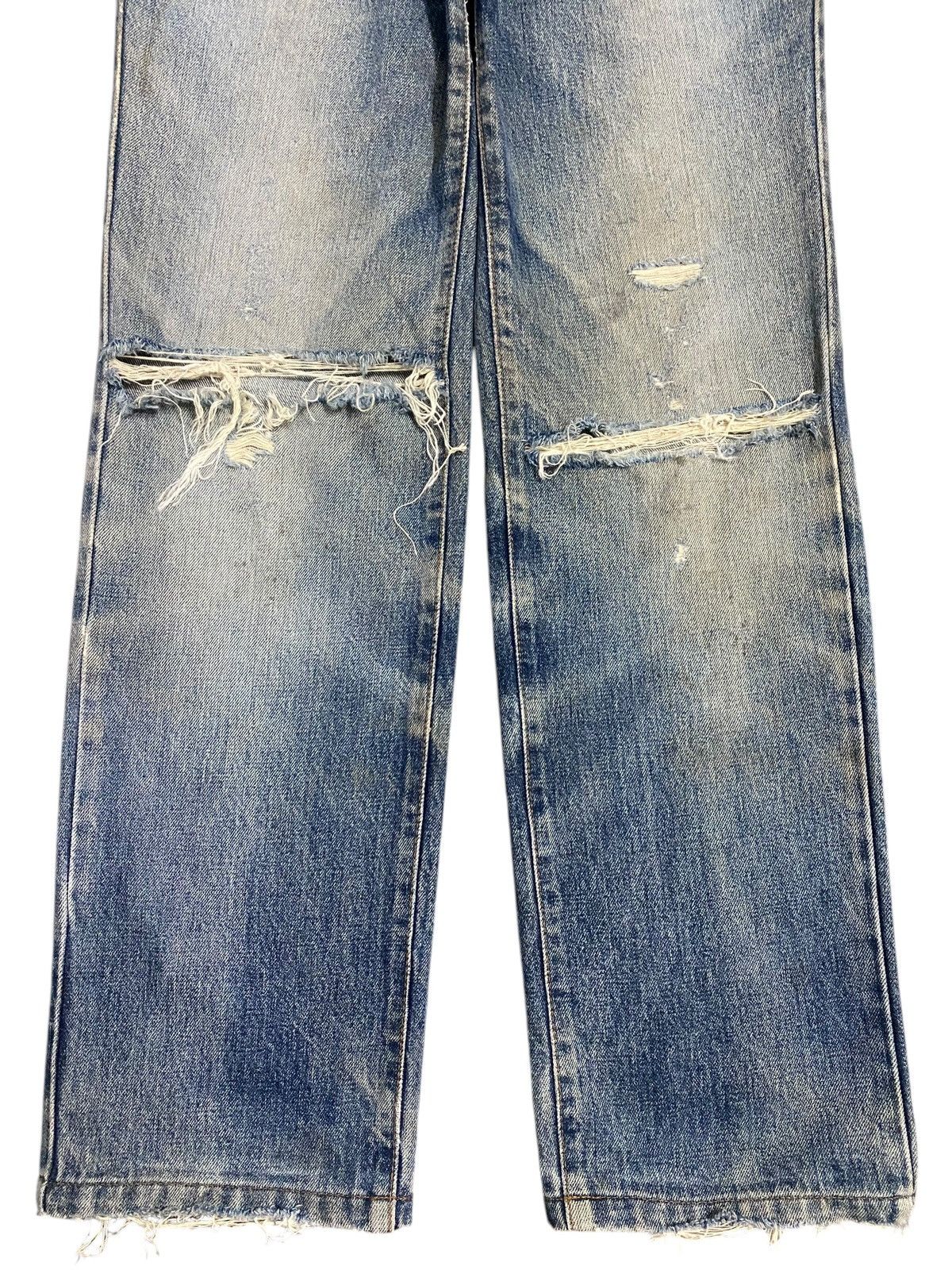 Vintage Vintage Bobson Japan Blue Wash Distressed Loose Jeans Size US 29 - 5 Thumbnail