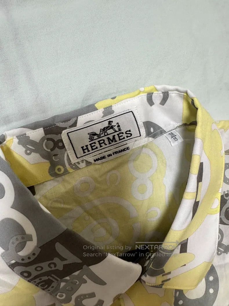 Hermes Hermes size 38 Shirt jacket. Classic pattern, 100% cotton. Size US M / EU 48-50 / 2 - 7 Thumbnail