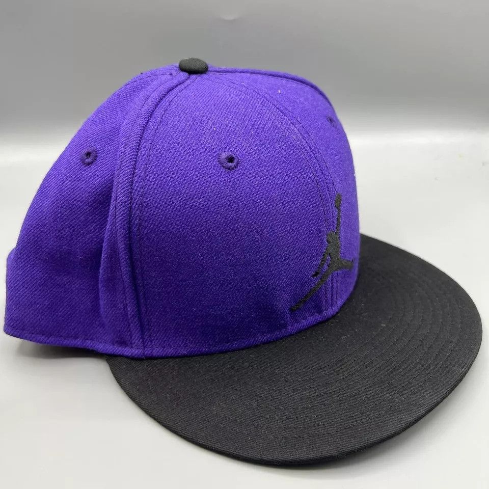 Jordan Brand Air Jordan Hat Men Embroidered Logo Jumpman Snap Back Cap Size ONE SIZE - 3 Thumbnail
