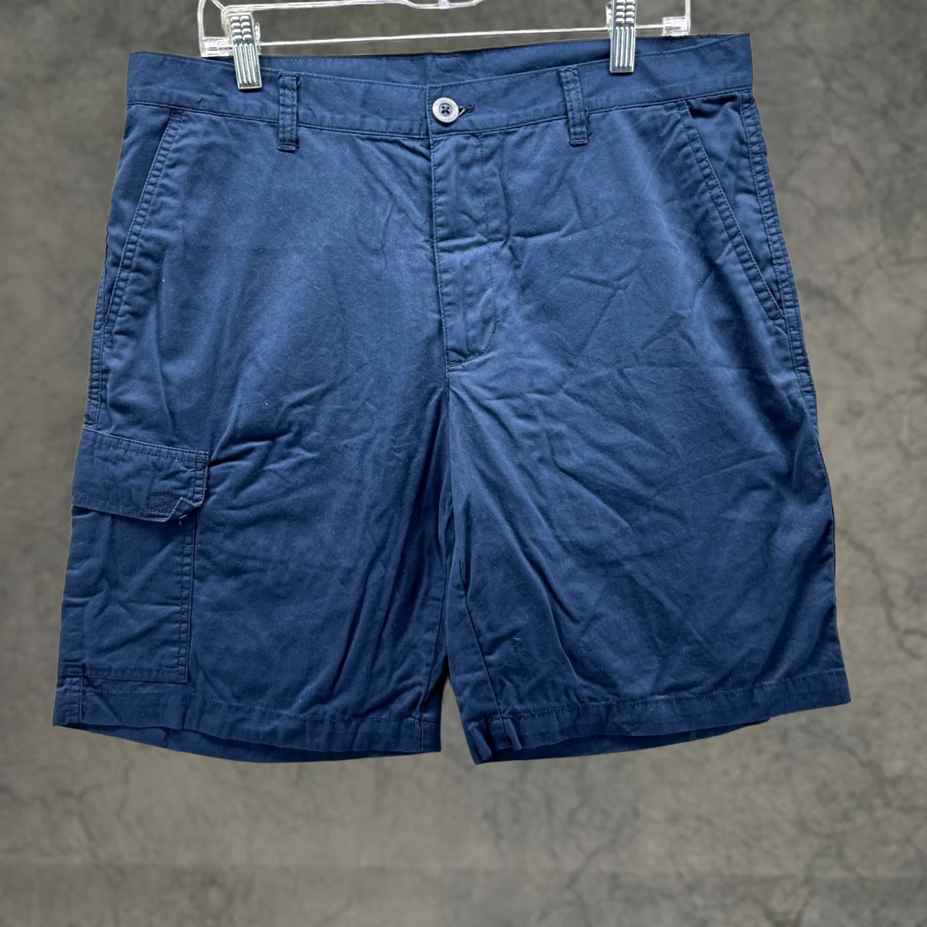 Vintage VINTAGE Columbia Shorts Mens 36 Blue Navy Cargo Flat Front Canvas Golf Golfer Shorts Casual Size US 36 / EU 52 - 1 Thumbnail