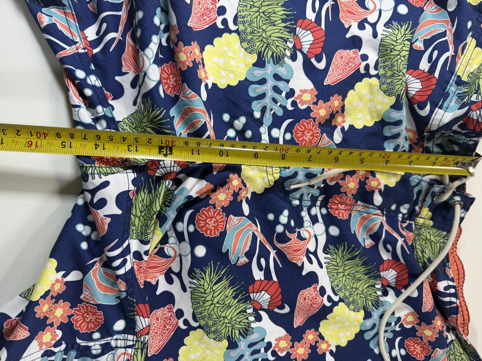 Unknown London Men's Swim Shorts with Tropical Fish and Coral Print XXL Size US 40 / EU 56 - 6 Thumbnail