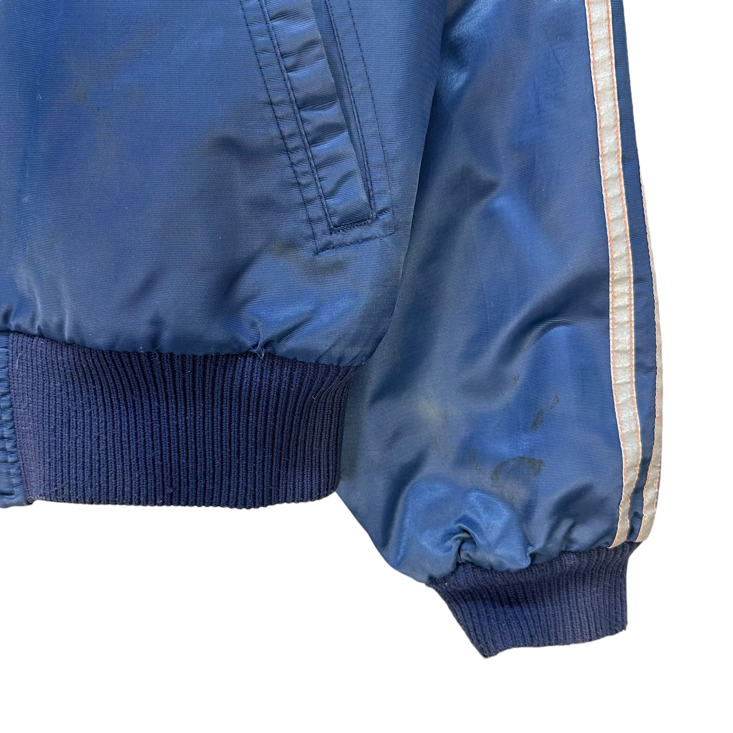 Adidas ADIDAS Trefoil Big Logo Blue Collared Jacket #A50-1177 Size US S / EU 44-46 / 1 - 13 Thumbnail
