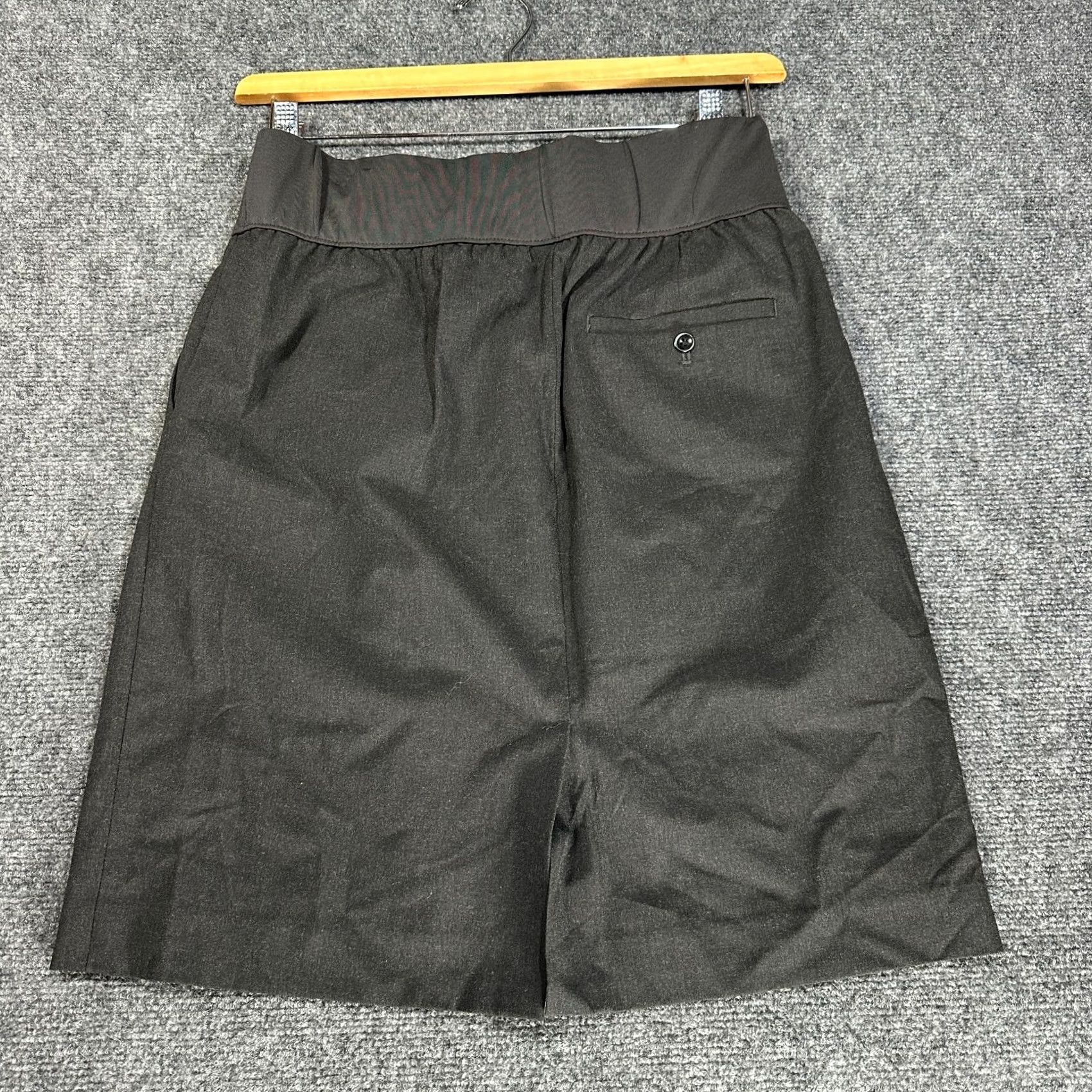Gap GAP Maternity Skirt Womens 6 Black Stretch Pull On Elastic Waist Pockets Size 28" / US 6 / IT 42 - 5 Thumbnail