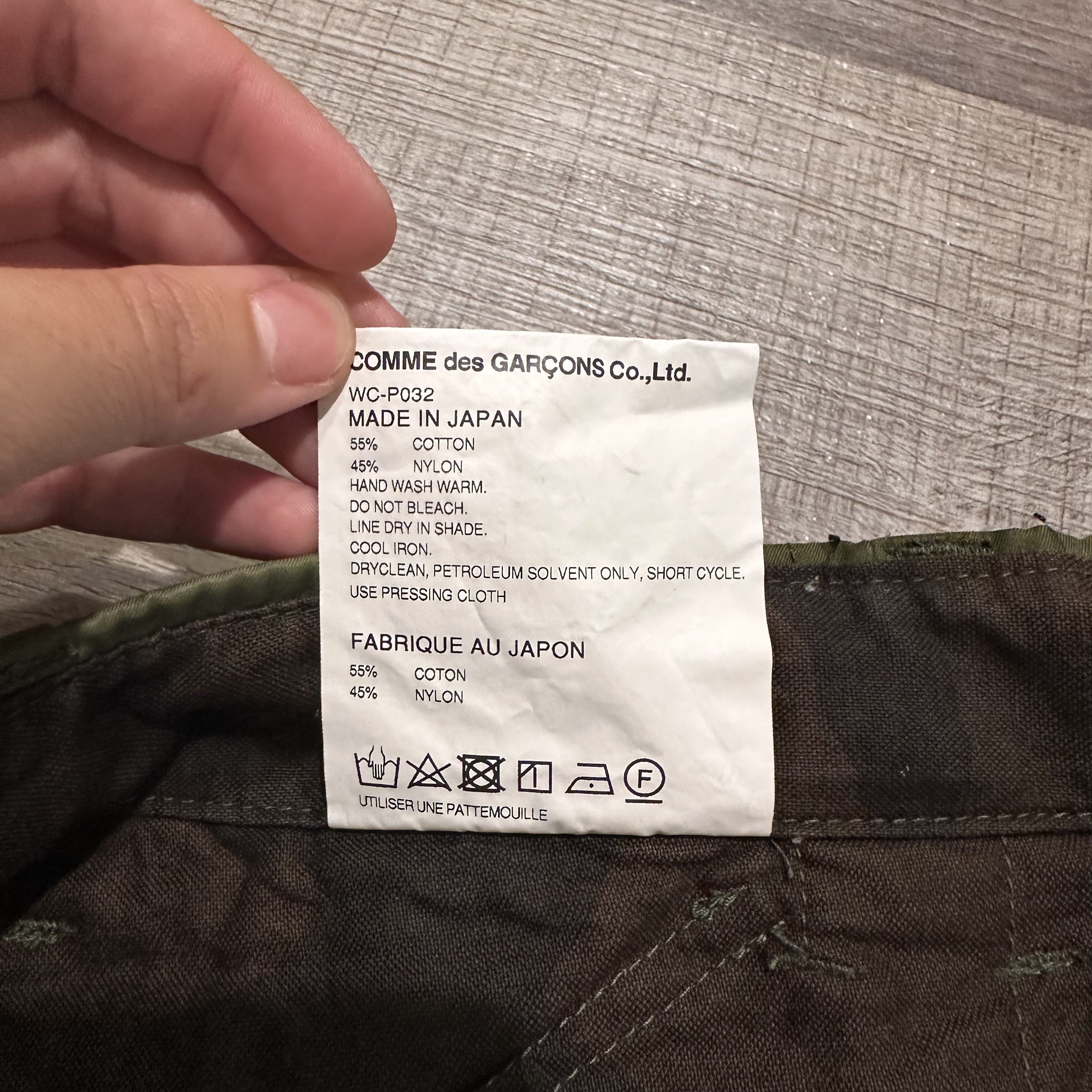 Comme des Garcons Junya Watanabe X Comme des garcons MAN Cargo Pants Size US 34 / EU 50 - 4 Thumbnail
