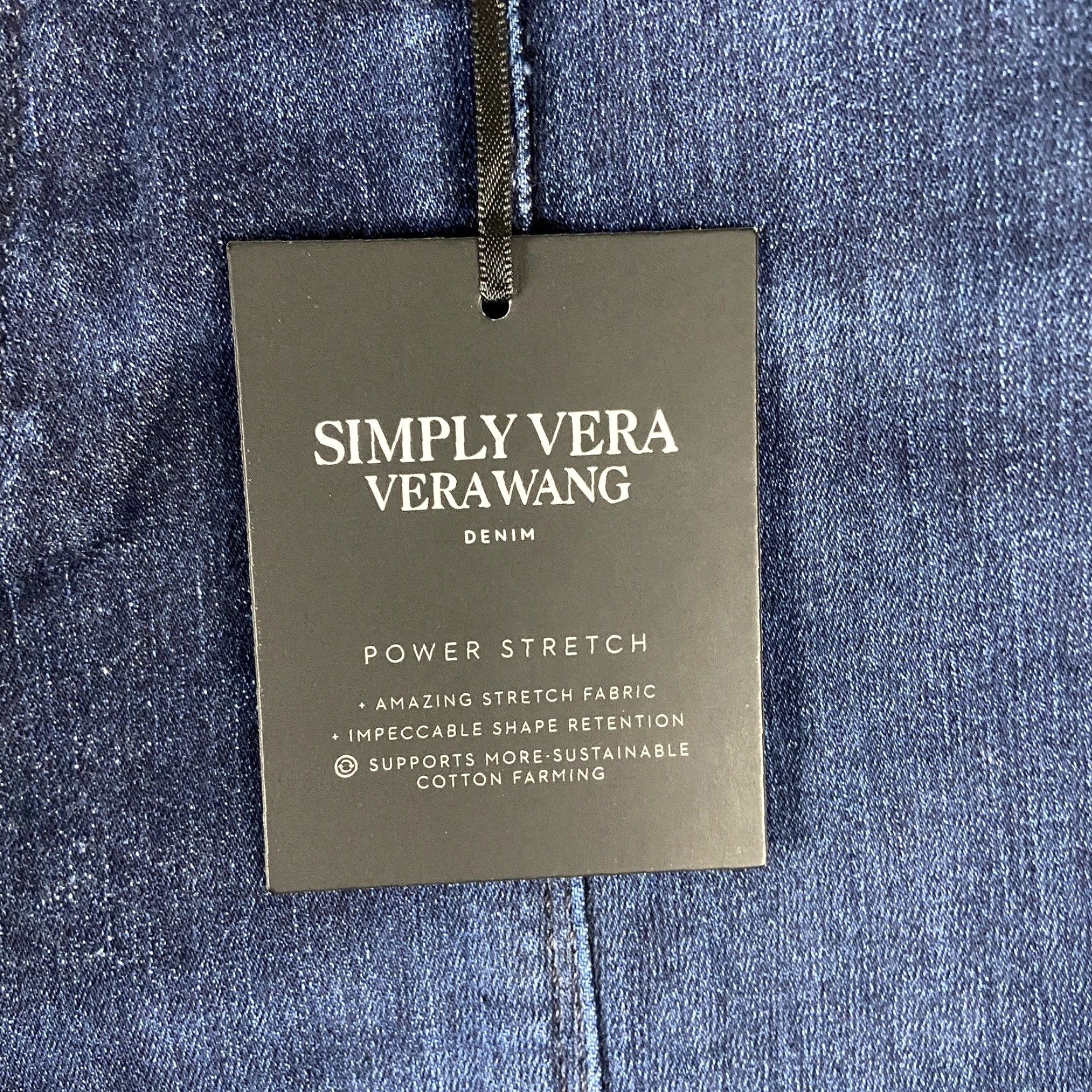 Vintage NEW Simply Vera Vera Wang Skinny Ankle Jeans Blue Women’s Size 8 Size 30" / US 8 / IT 44 - 6 Thumbnail