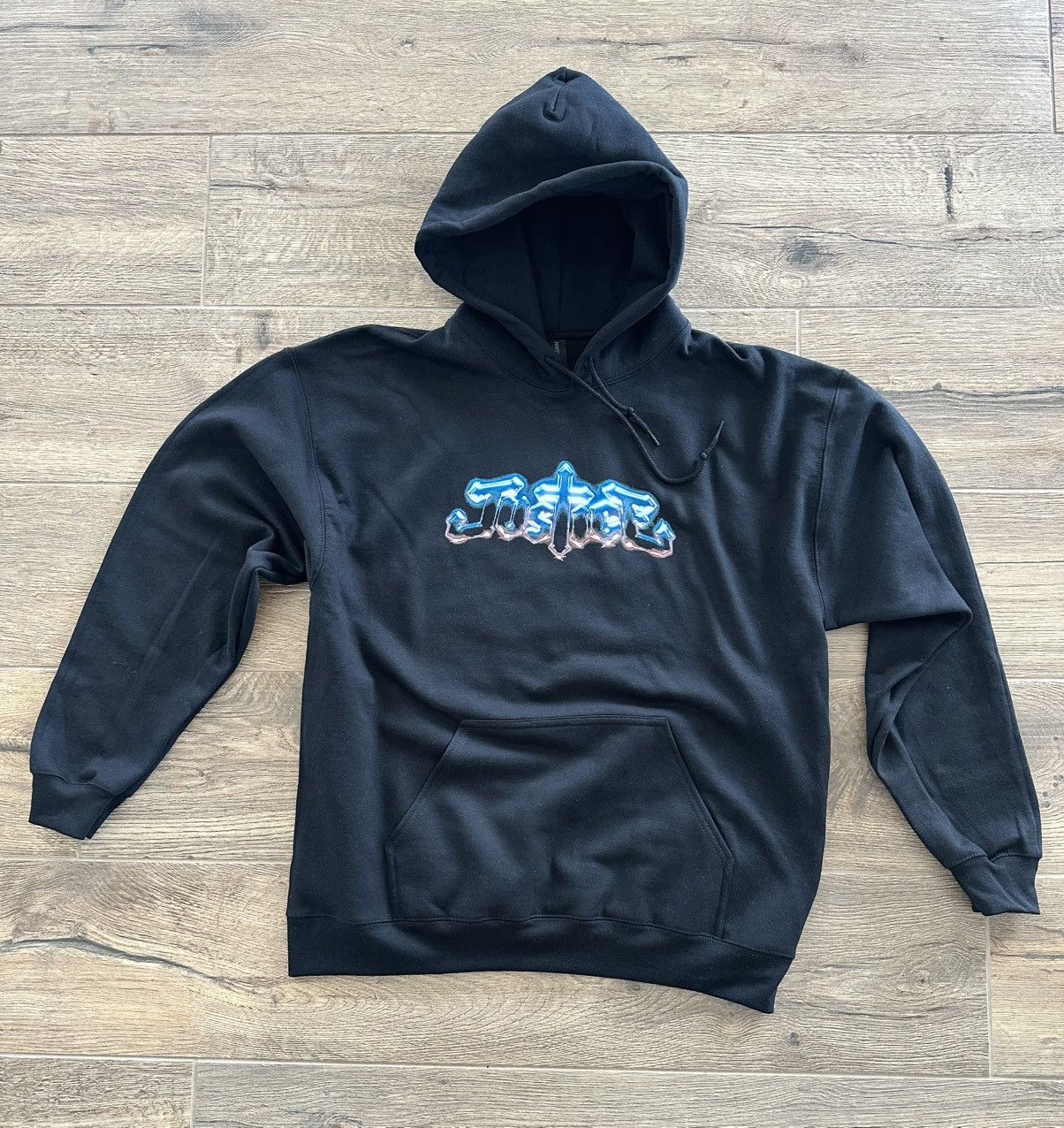 Japanese Brand Justice Hyperdrama Hoodie - Black Size US L / EU 52-54 / 3 - 1 Thumbnail