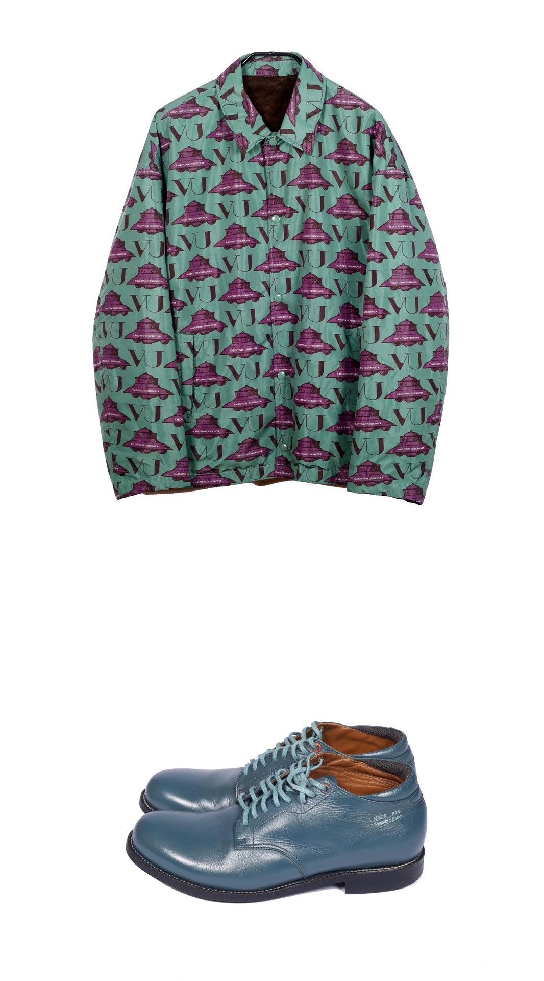 Undercover Undercover Peacock Green Derby Shoes 42-42.5 Size US 9 / EU 42 - 8 Thumbnail