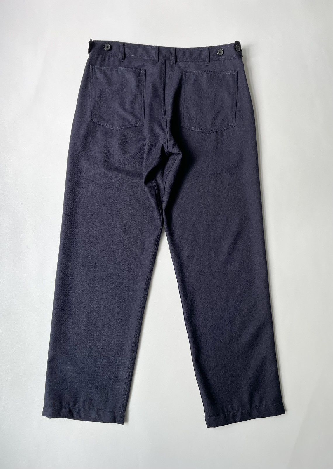 Comme des Garcons Dark Blue Wool Utility Trousers Size US 36 / EU 52 - 11 Thumbnail