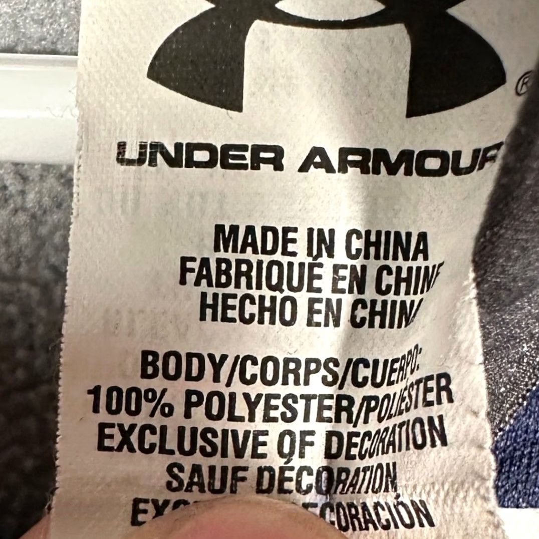 Under Armour Notre Dame Basketball Hoodie Mens Large Gray Navy Colorblock Pullover Sweatshirt Under Armour Hoodie Size US L / EU 52-54 / 3 - 5 Thumbnail