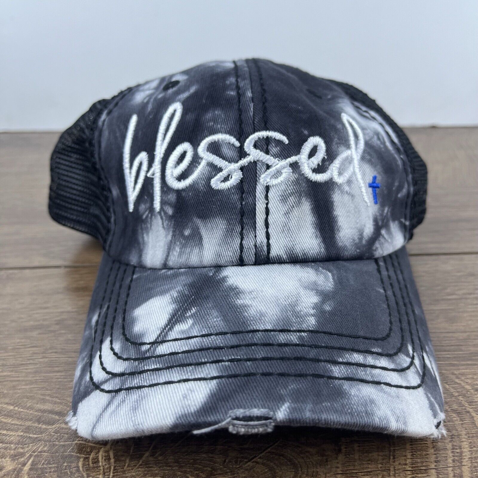 Other Blessed Hat Gray Cap Adjustable Hat Gray Adult Fit Hat Size ONE SIZE - 2 Thumbnail
