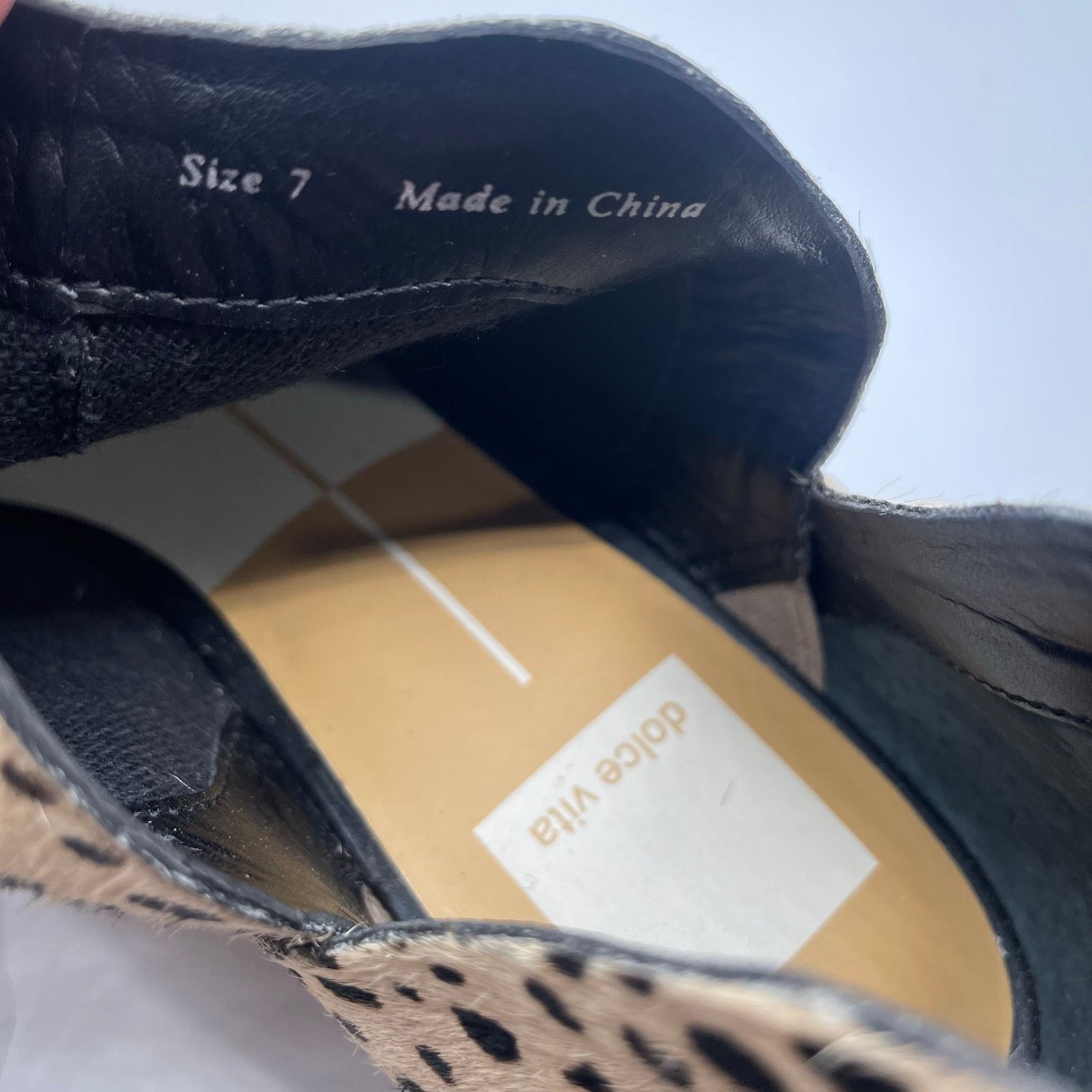 Dolce Vita Dolce Vita Sonni Bootie Fur Calf Hair Pointed Leopard 7 Size US 7 / IT 37 - 5 Thumbnail