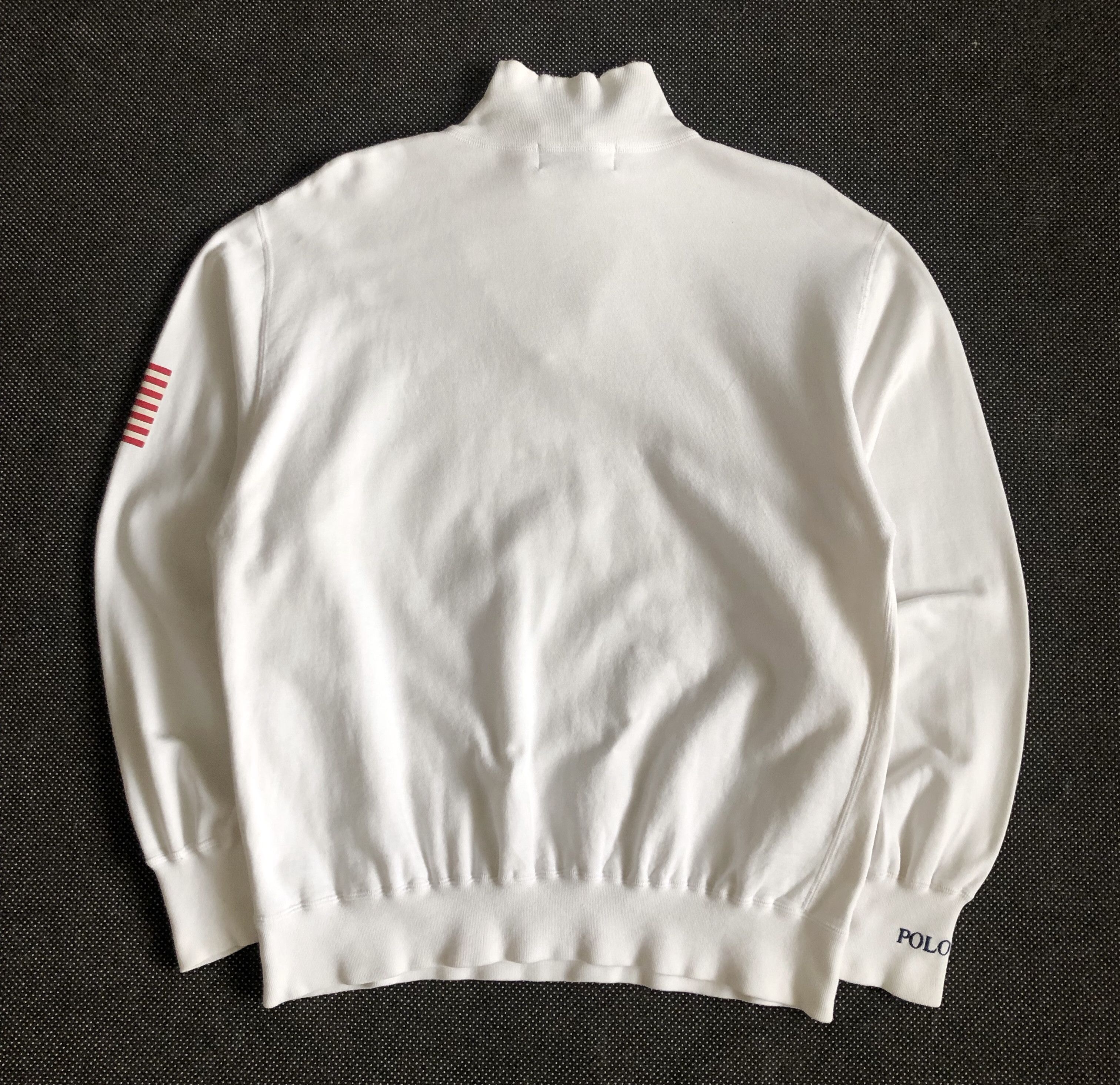 Polo Ralph Lauren RARE🔥90’S POLO RL US FLAG 1/4 ZIP SWEATSHIRT Size US M / EU 48-50 / 2 - 2 Thumbnail