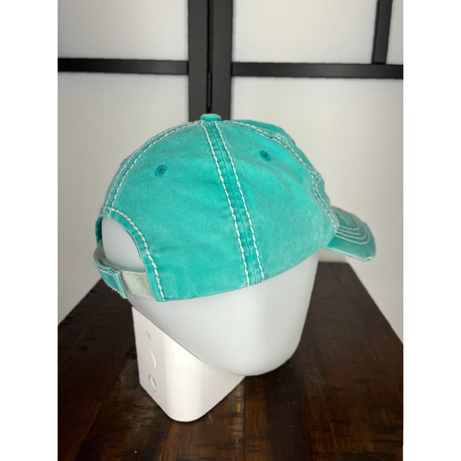 Altea VINTAGE Buffalo Hat Cap Strap Back Adult One Size Teal Cotton Distress Aztec Cap Hat Baseball Cap Nike? Size ONE SIZE - 7 Thumbnail