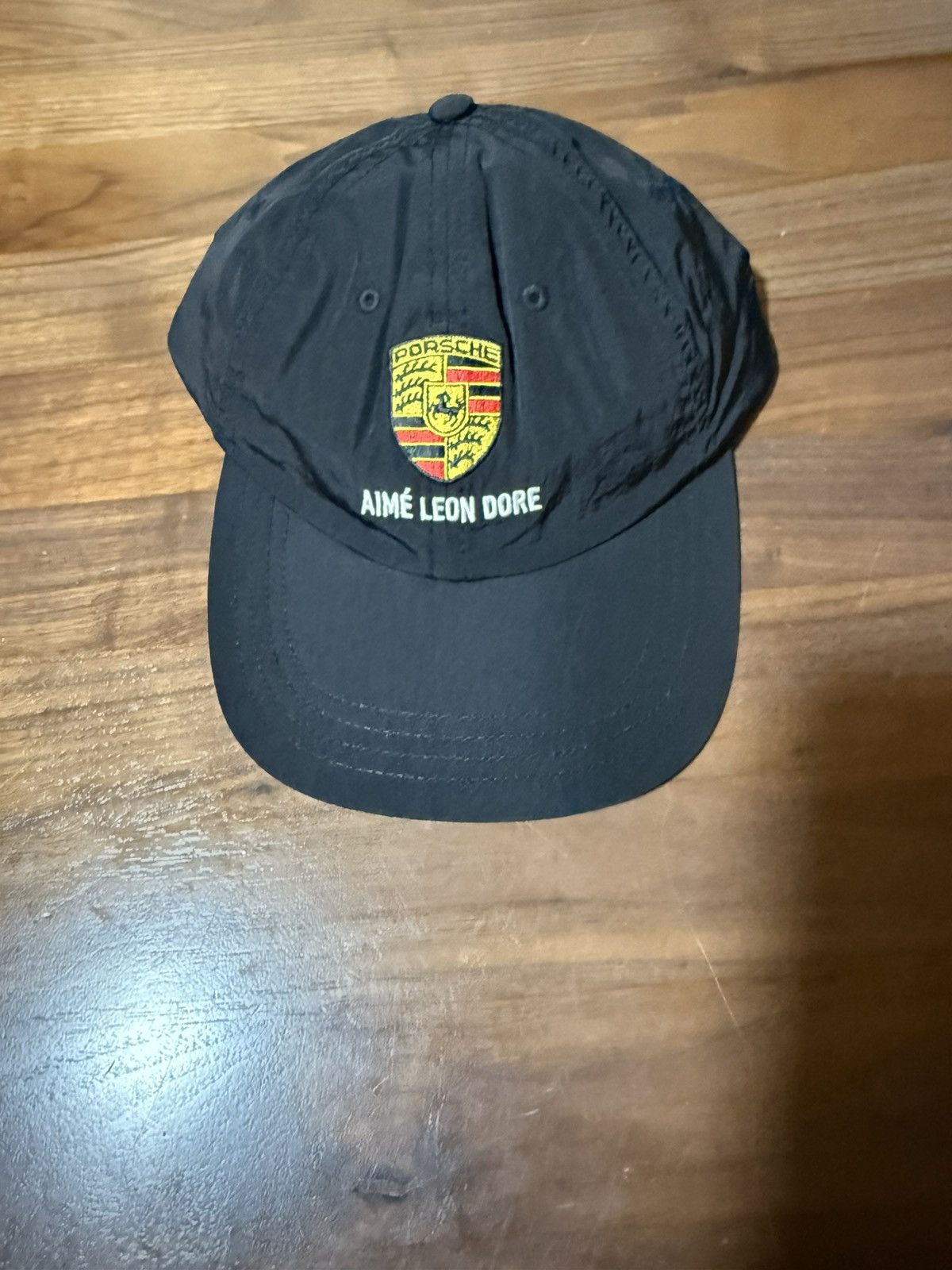 Aime Leon Dore × Porsche Design Aime Leon Dore ALD / Porsche Nylon Logo Hat Black Logo FW25 Size ONE SIZE - 7 Thumbnail