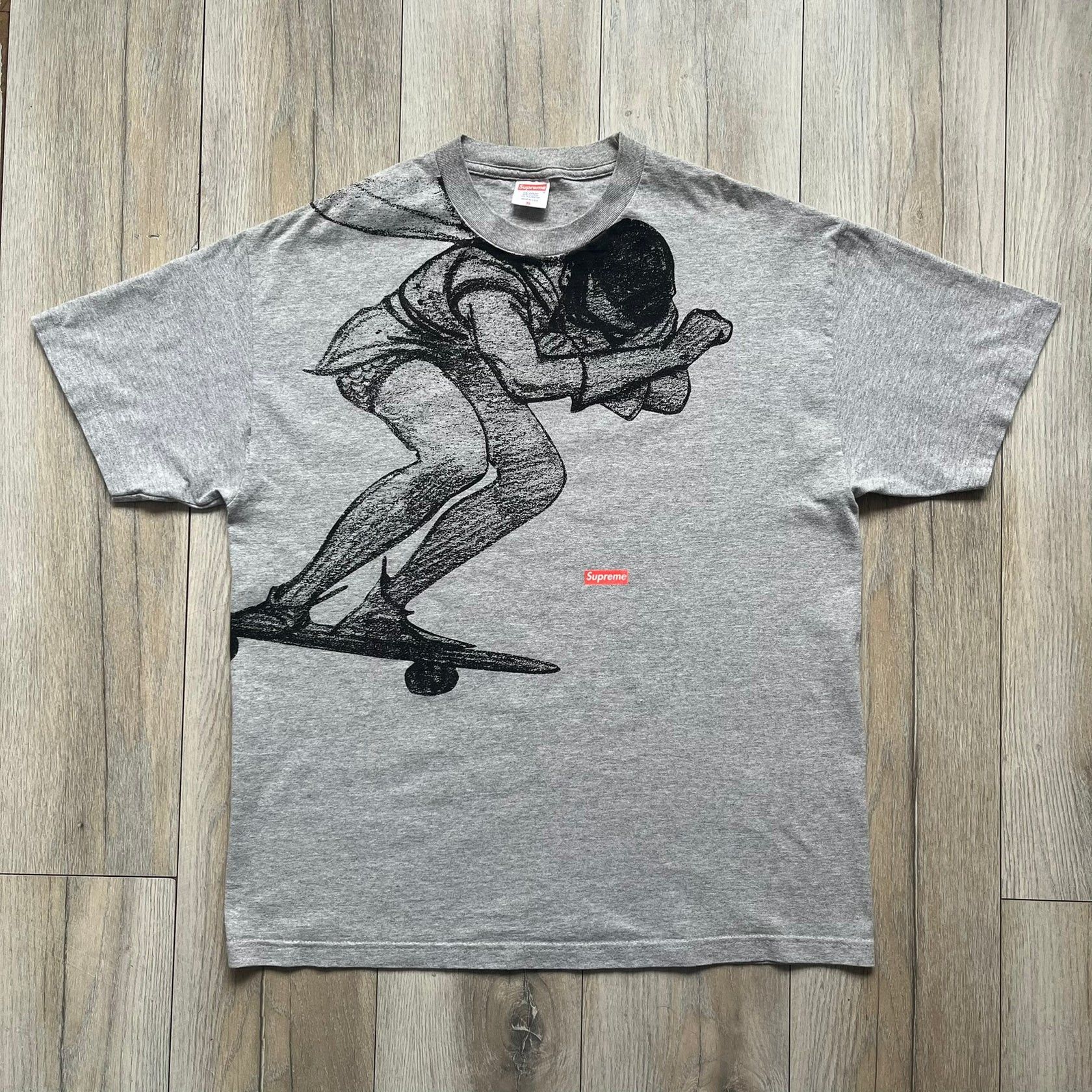 Supreme Supreme FW07 WTAPS 'Live To Ride, Ride to Live' Gray Tee Size US XL / EU 56 / 4 - 1 Thumbnail