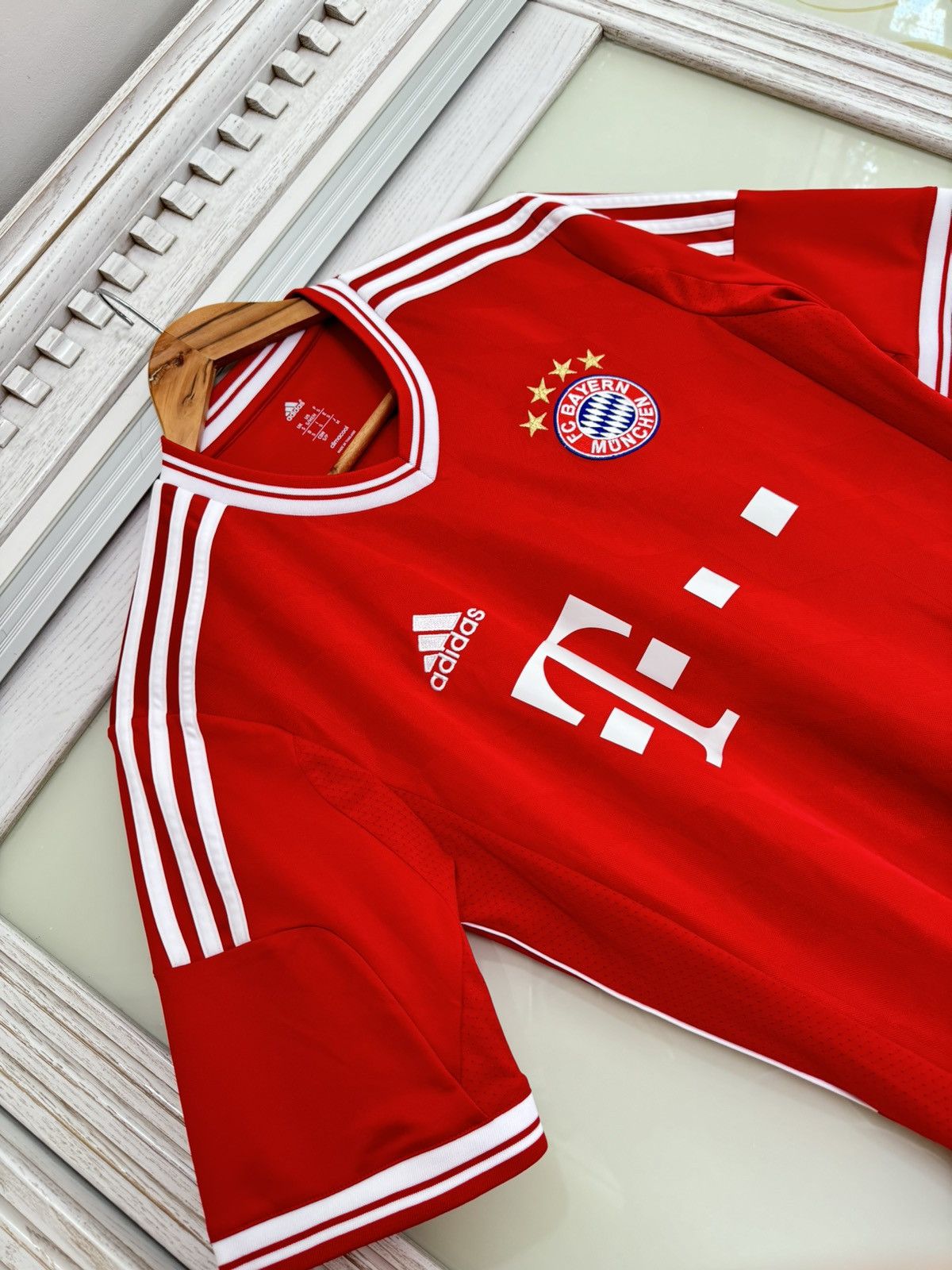Adidas Bayern Munich 2013-2014 Home Soccer Jersey Football Kit Size US S / EU 44-46 / 1 - 5 Thumbnail