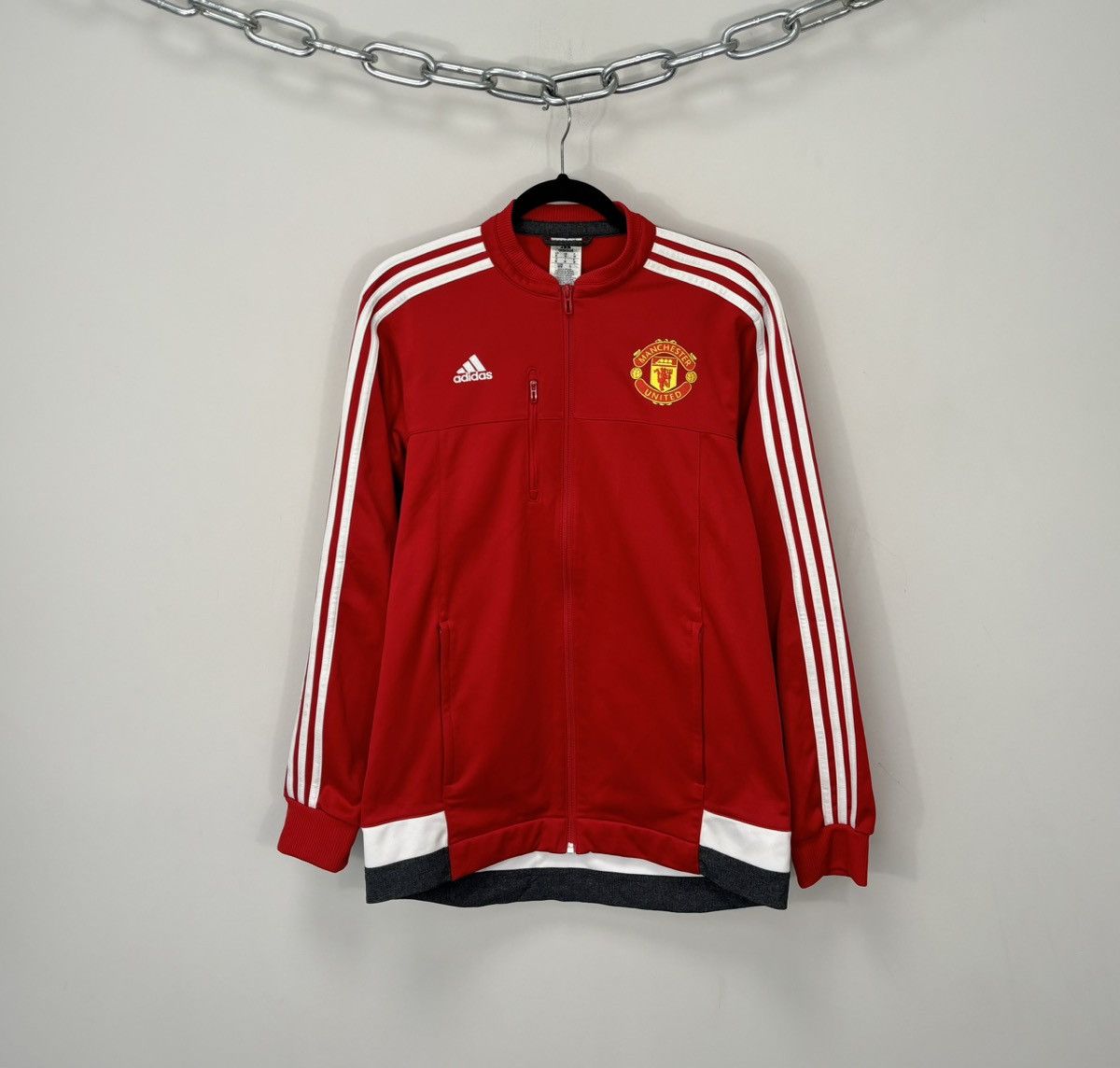 Adidas Adidas Manchester United 2016 Home Anthem Training Jacket Size US M / EU 48-50 / 2 - 1 Thumbnail