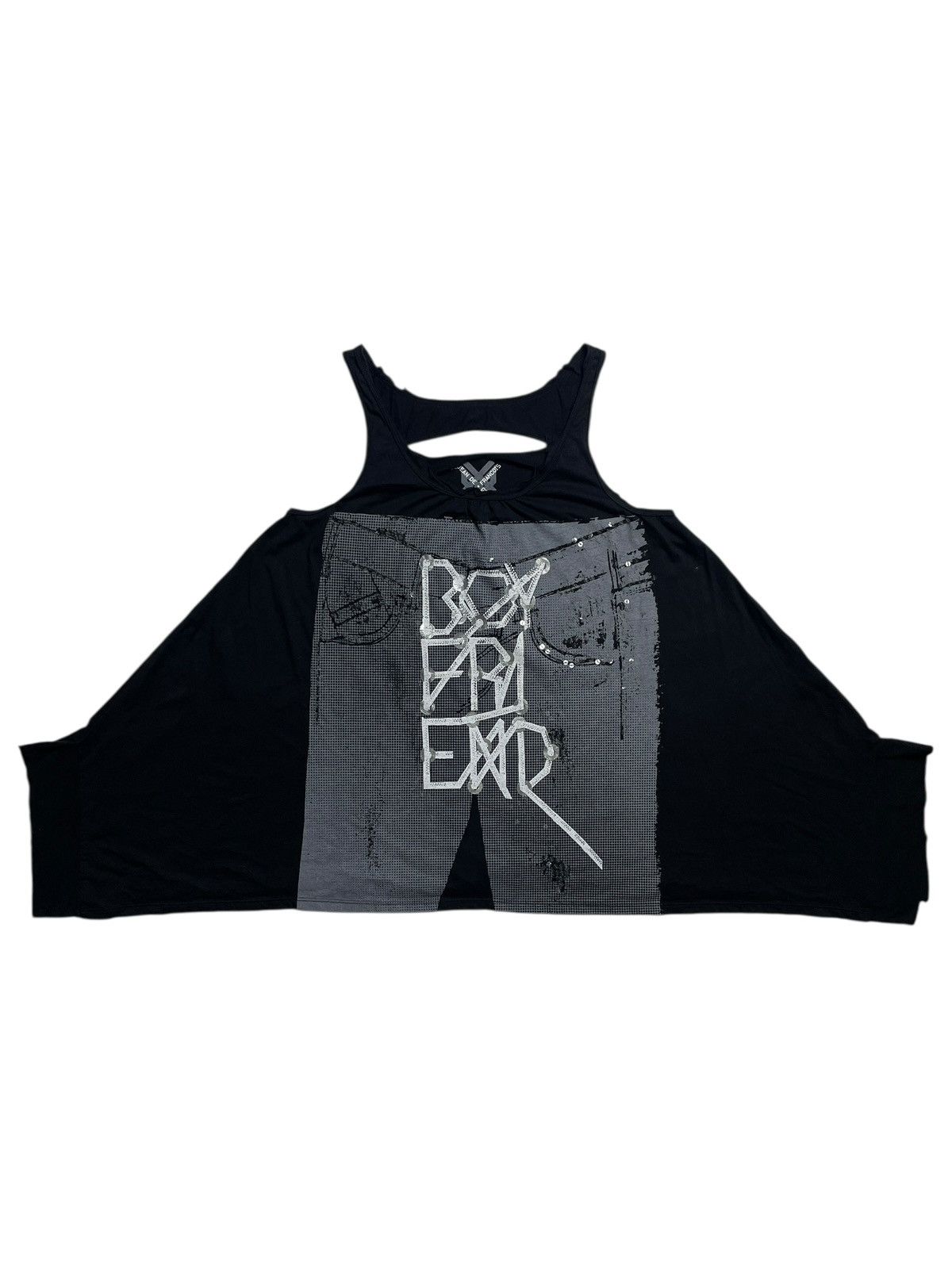 Marithe + Francois Girbaud Marithé+François Girbaud -Batwings deconstructed denim print Size US S / EU 44-46 / 1 - 1 Thumbnail