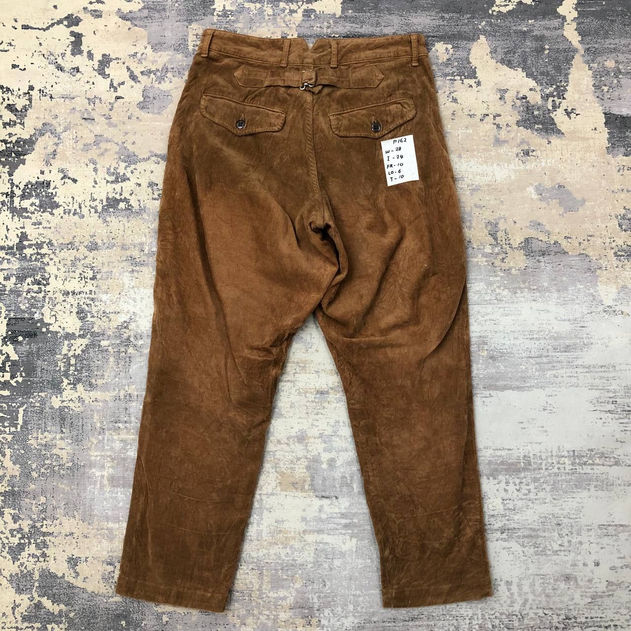 Japanese Brand P162 D.M.G JAPAN MADE CORDUROY SKINNY ANKLE PANTS Size US 28 / EU 44 - 2 Thumbnail