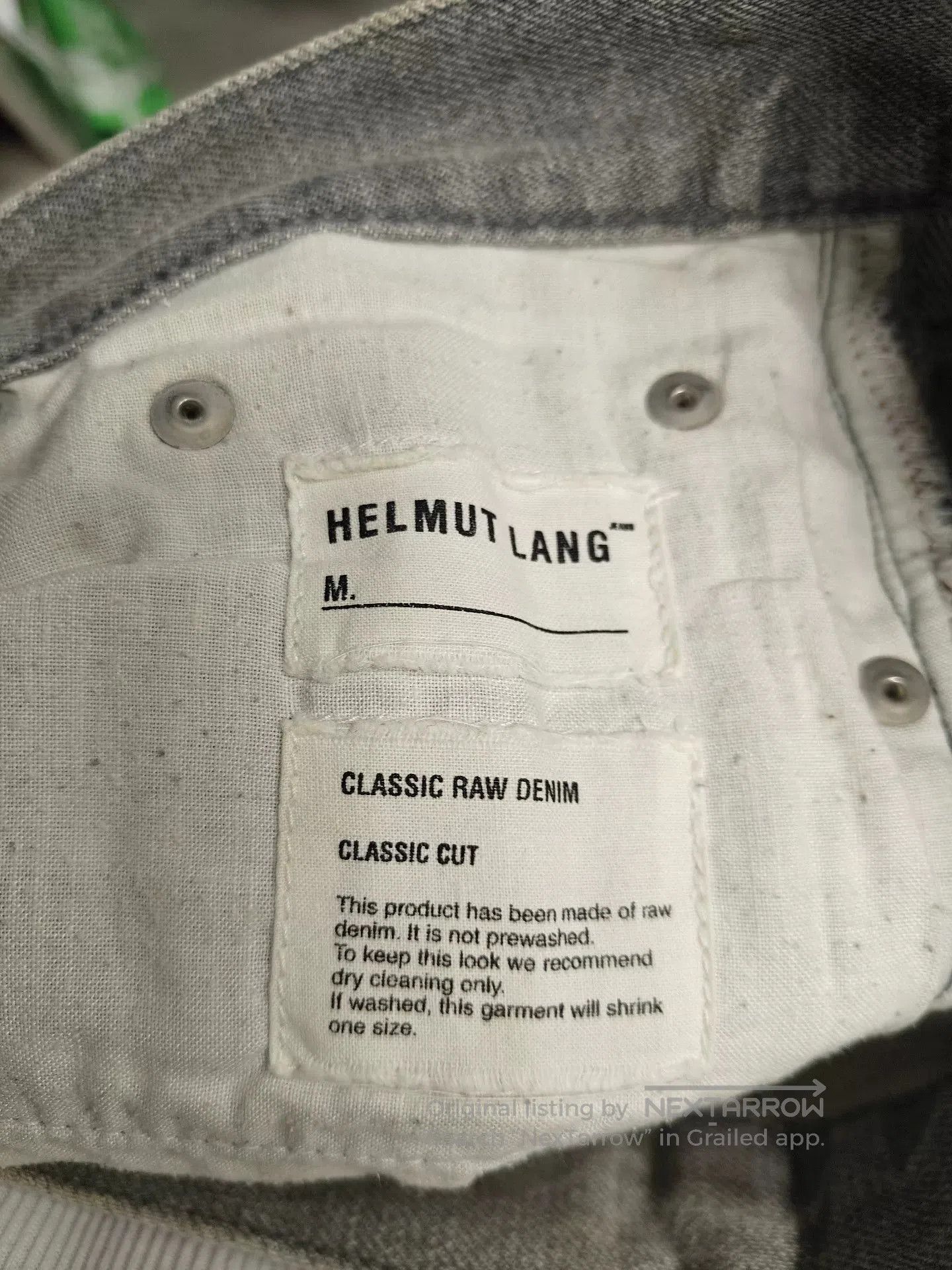 Helmut Lang Helmut Lang Classic Washed Light Gray Jeans. Size US 32 / EU 48 - 5 Thumbnail