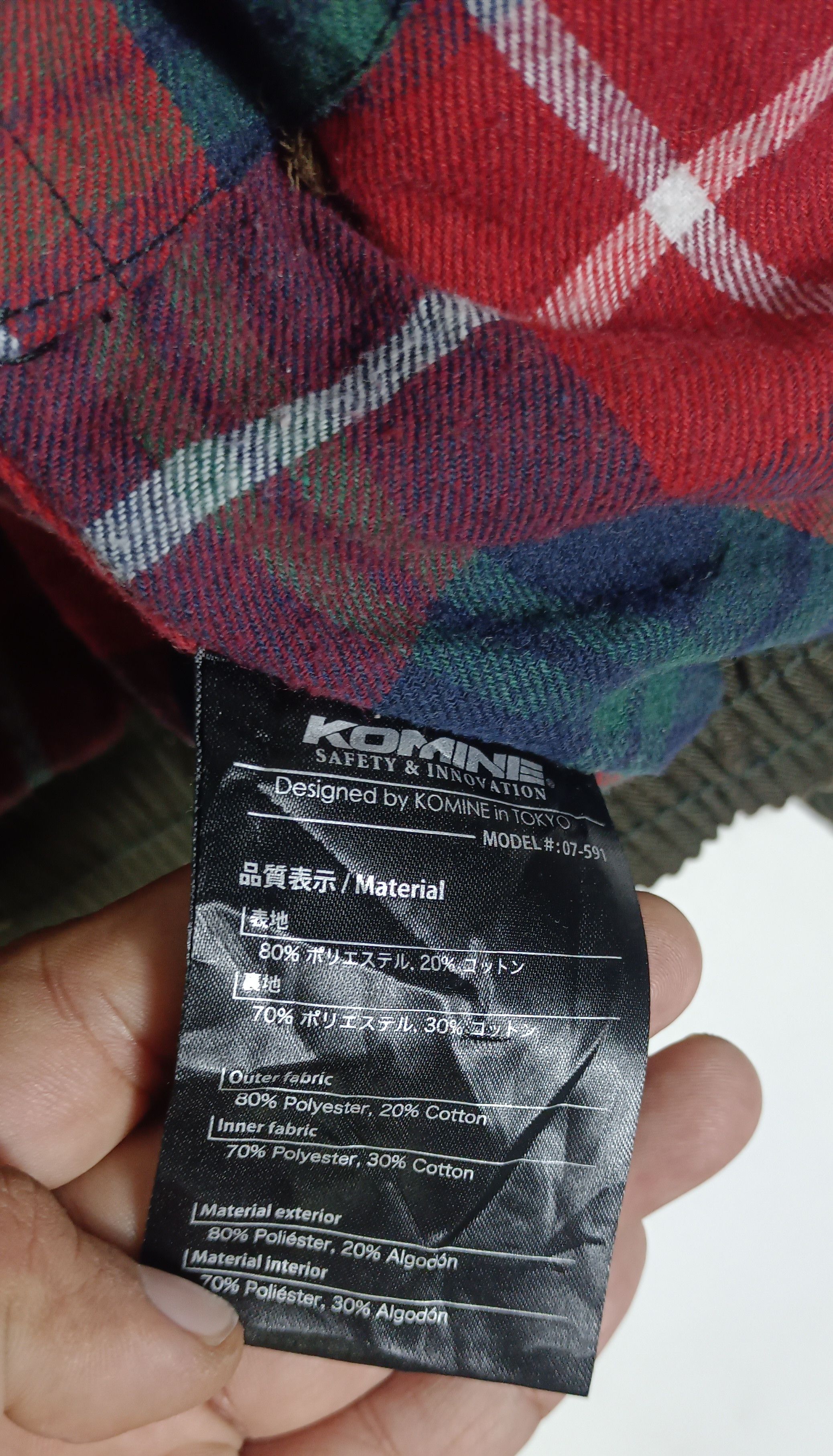 Japanese Brand KOMINE 07-591 MOTOFANGO Specialist Jacket Size US M / EU 48-50 / 2 - 19 Thumbnail