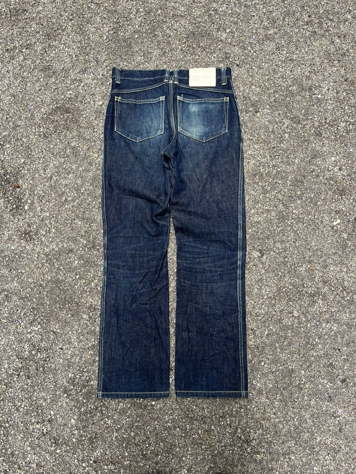 Diet Butcher Slim Skin Diet Butcher Slim Skin Jeans Bush Pant Faded Japanese Denim Size US 30 / EU 46 - 11 Thumbnail