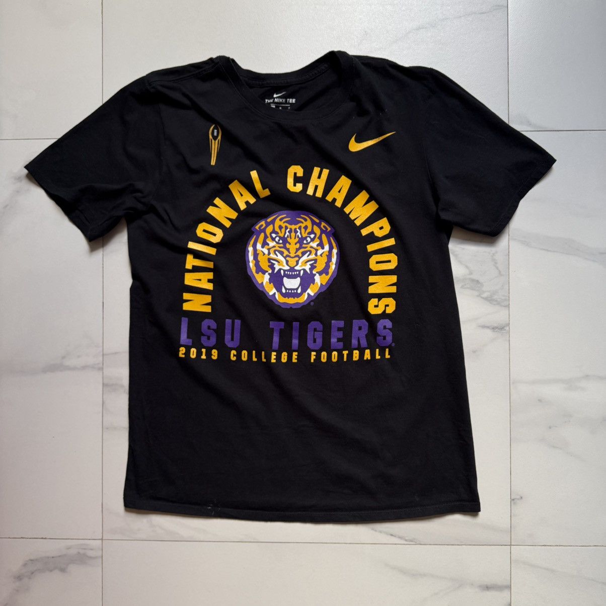 Nike LSU Tigers 2019 National Champions T-Shirt Size US M / EU 48-50 / 2 - 2 Thumbnail