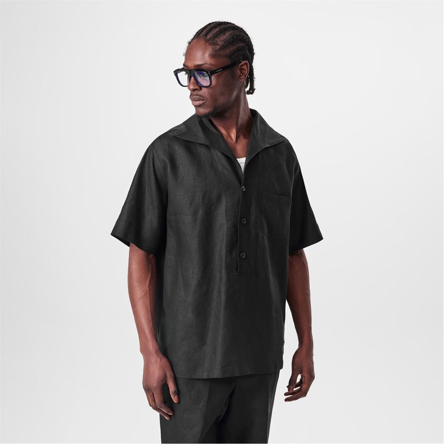 Dolce & Gabbana o1g2r1mq0426 Short Sleeve Short Shirt in Black Size US M / EU 48-50 / 2 - 4 Thumbnail