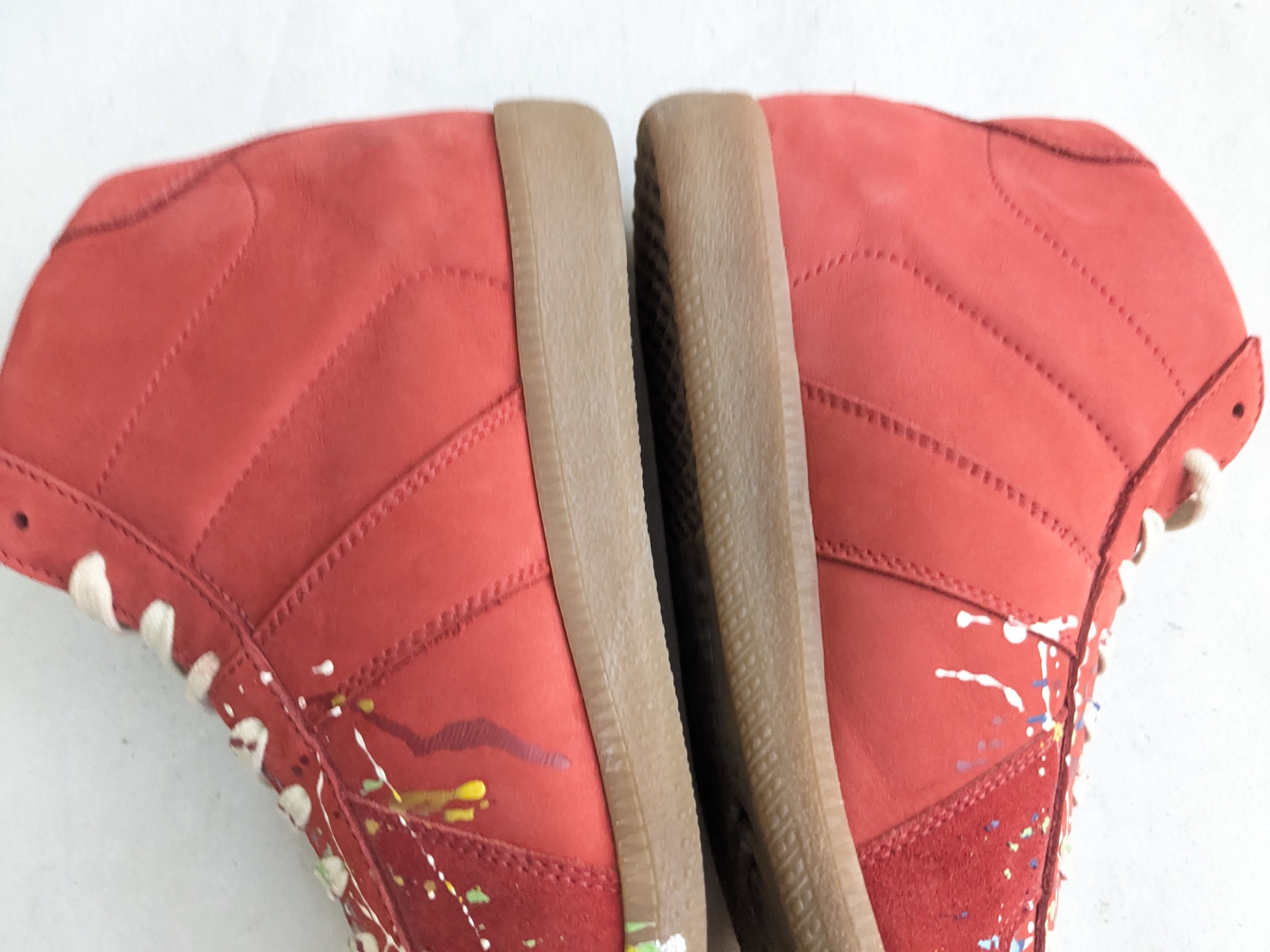 Maison Margiela Maison Margiela GAT Replica Red Paint Splatter 9 42 Size US 9 / EU 42 - 13 Thumbnail